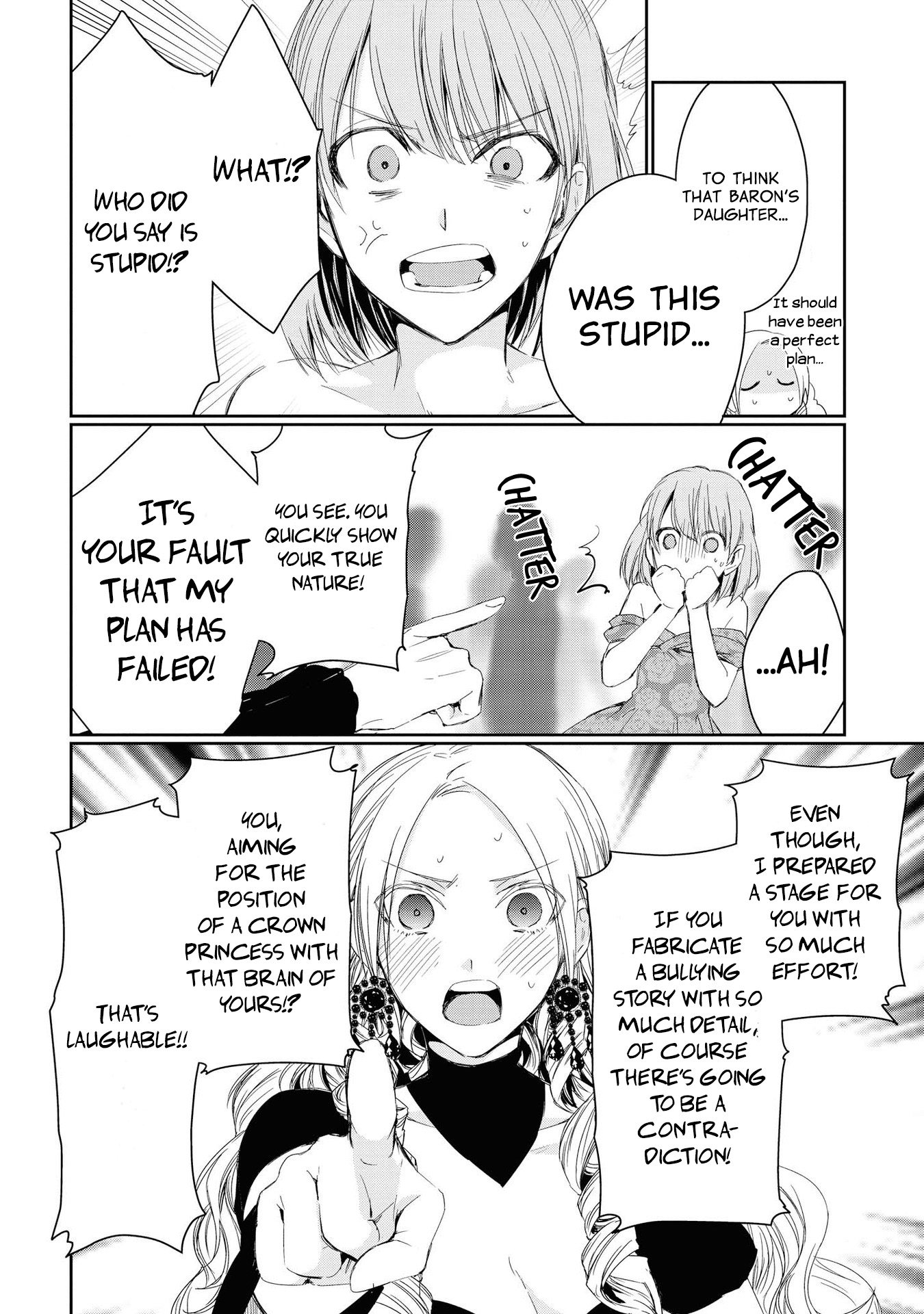 Halaman dari Though I May Be a Villainess, I'll Show You I Can Obtain Happiness! Chapter 3