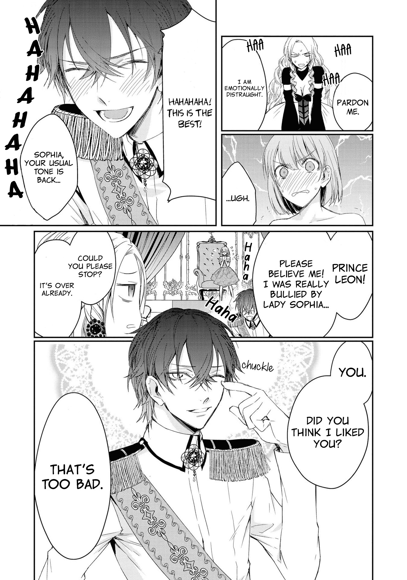 Halaman dari Though I May Be a Villainess, I'll Show You I Can Obtain Happiness! Chapter 3