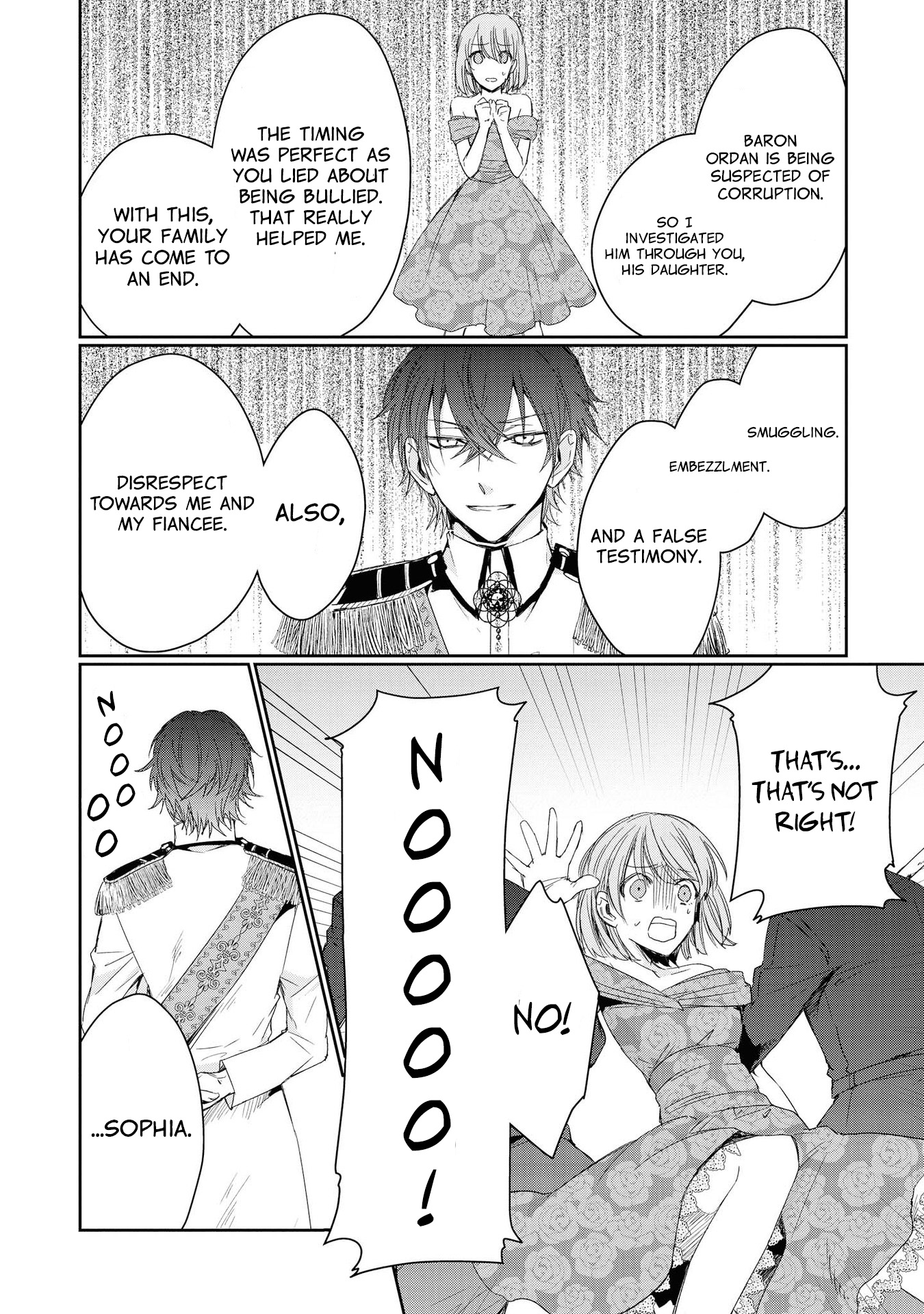 Halaman dari Though I May Be a Villainess, I'll Show You I Can Obtain Happiness! Chapter 3