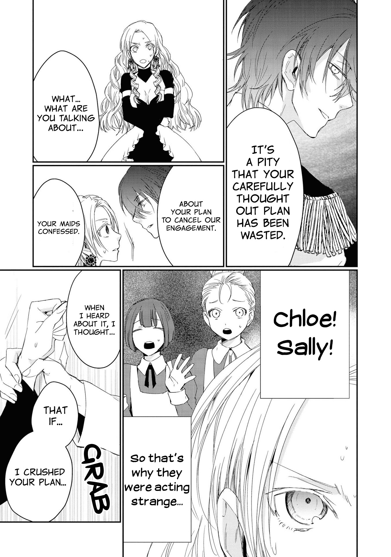 Halaman dari Though I May Be a Villainess, I'll Show You I Can Obtain Happiness! Chapter 3