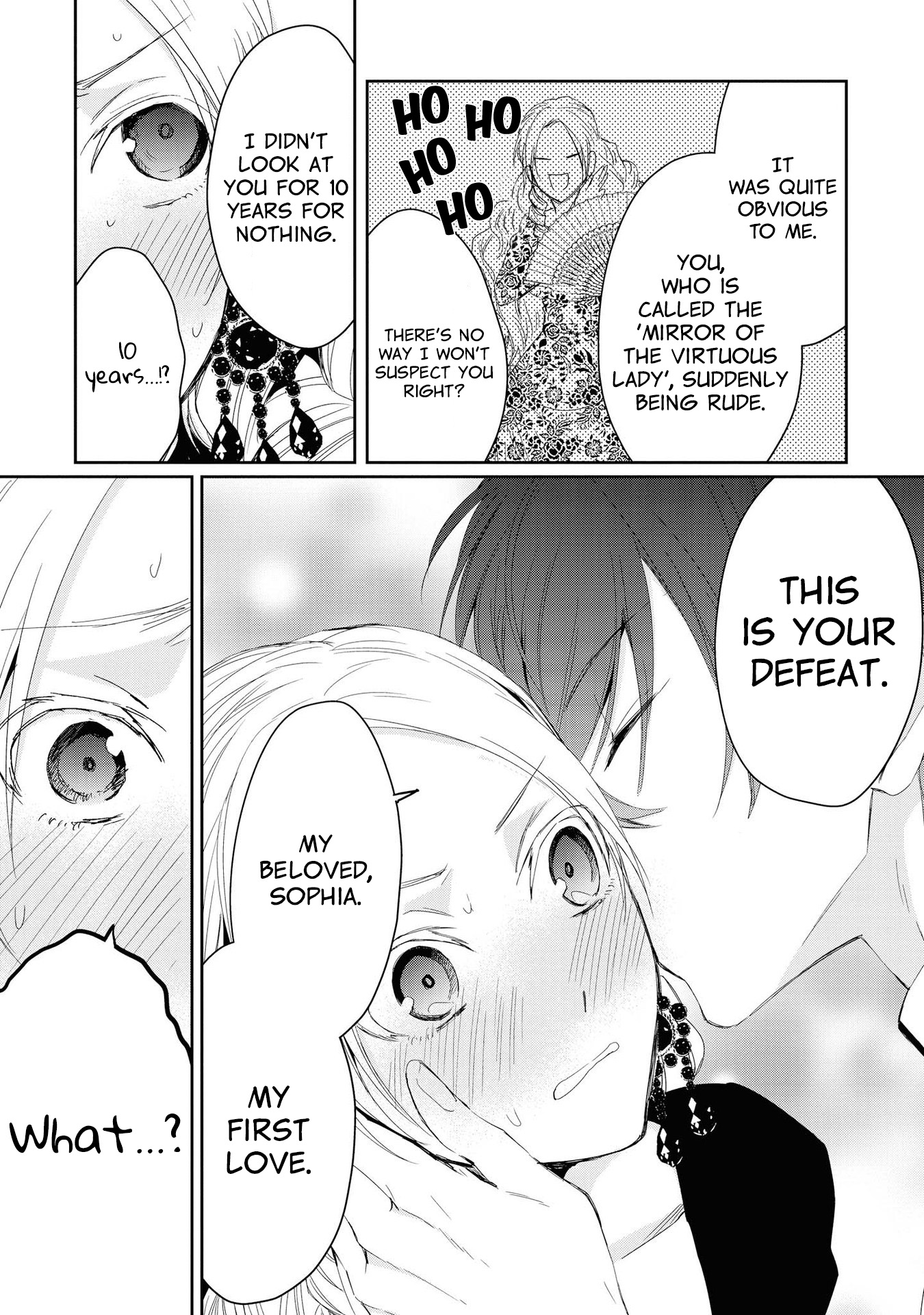 Halaman dari Though I May Be a Villainess, I'll Show You I Can Obtain Happiness! Chapter 3