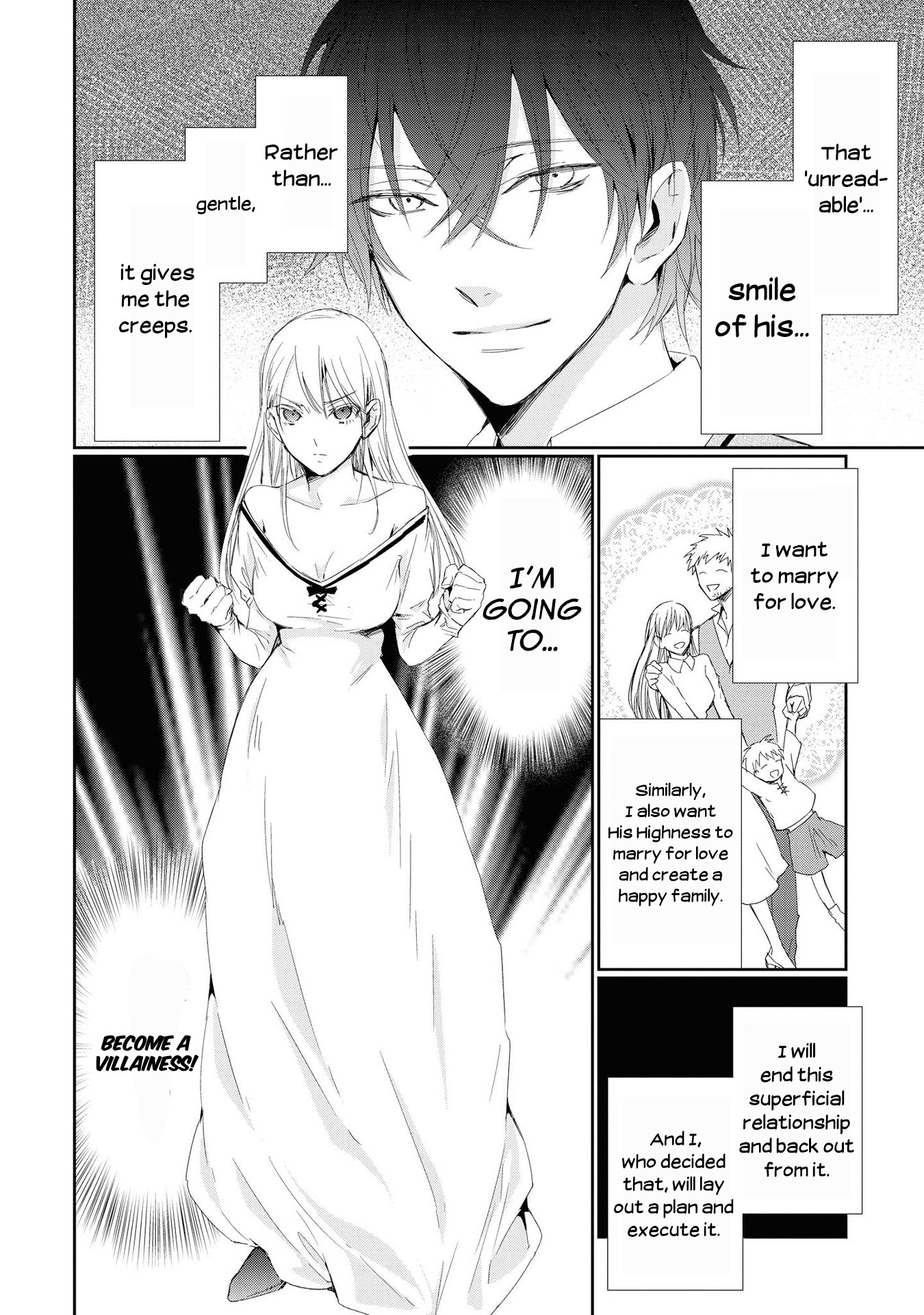 Halaman dari Though I May Be a Villainess, I'll Show You I Can Obtain Happiness! Chapter 3