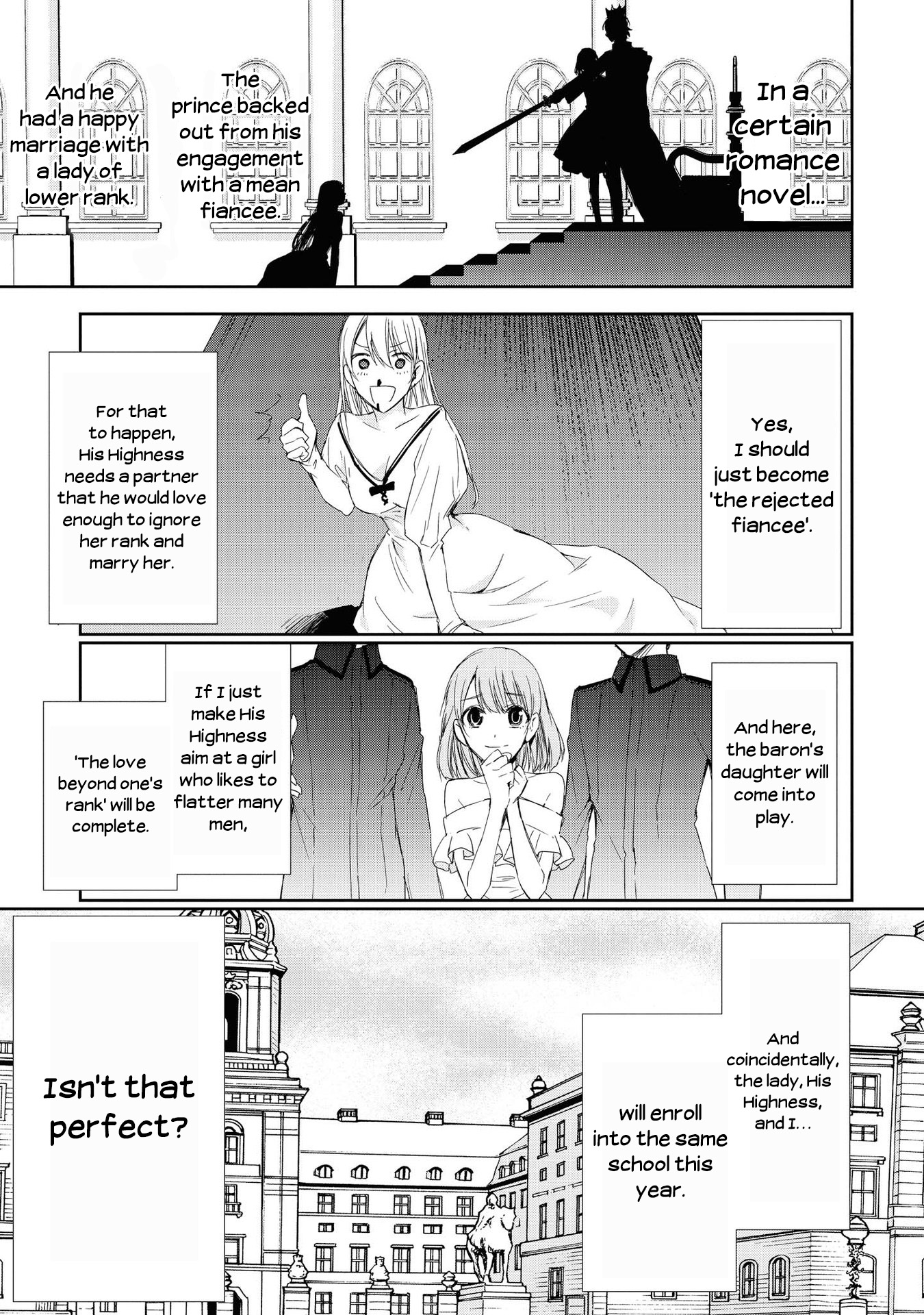 Halaman dari Though I May Be a Villainess, I'll Show You I Can Obtain Happiness! Chapter 3