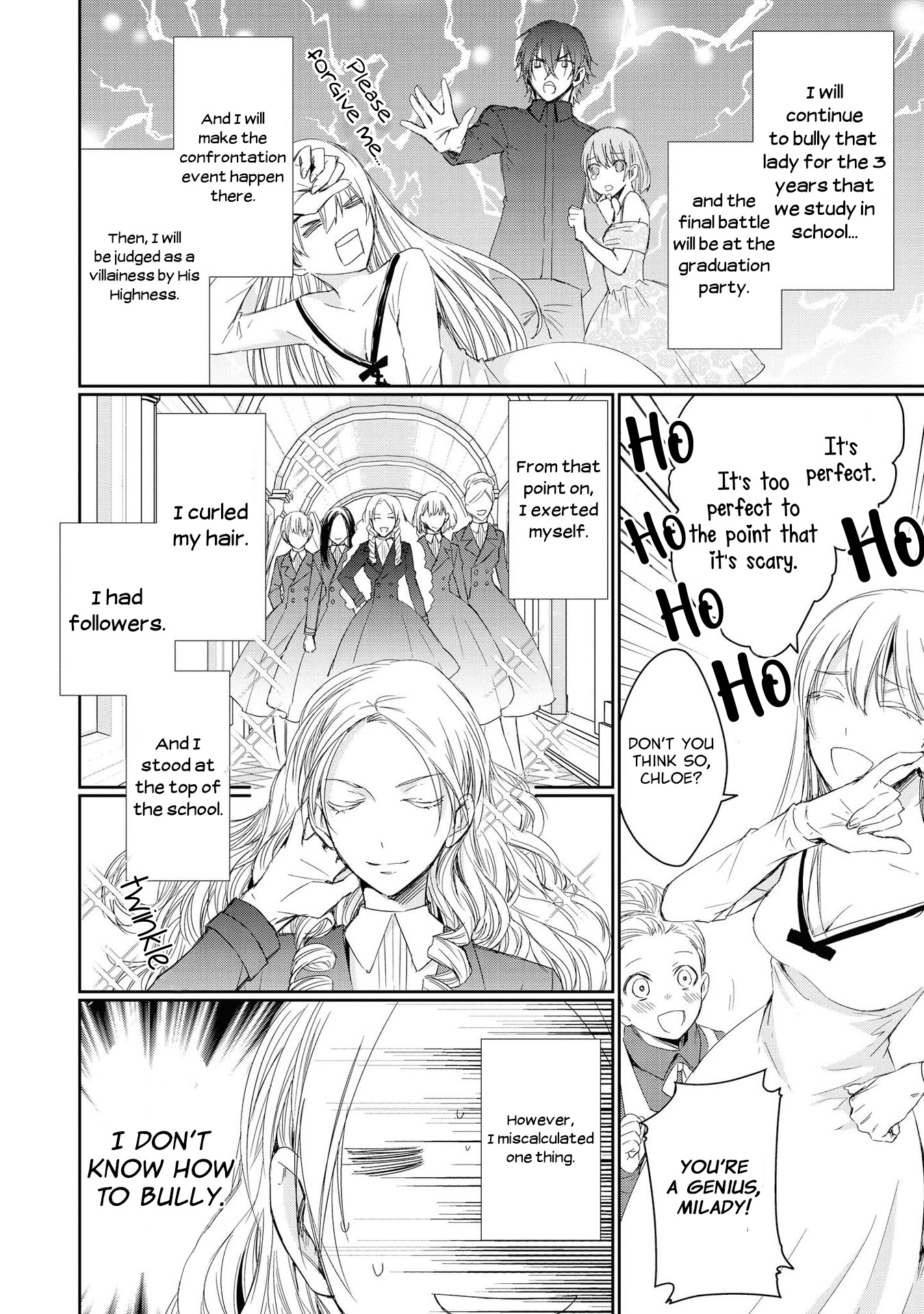 Halaman dari Though I May Be a Villainess, I'll Show You I Can Obtain Happiness! Chapter 3
