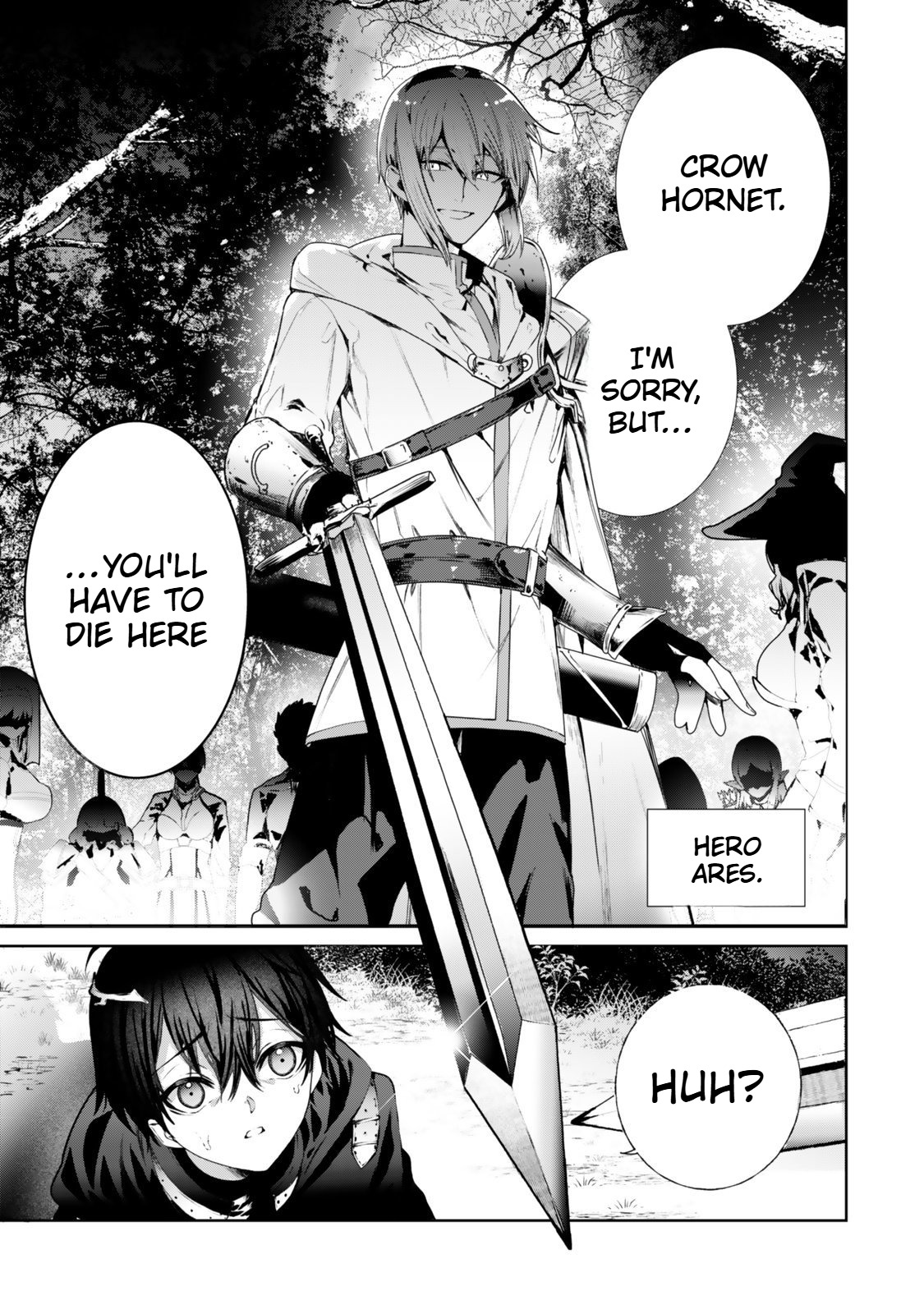 Nakama ni Uragirare Shokei Sareta Necromancer, Undead-ka Shiteita Eiyuu 10000-nin o Sosei shi Saikyou no Oukoku o Tsukuri Fukushuu o Kaishi Suru: An'ei no Gyokuza ni Eirei o Tsudou Chapter 1 Page 1
