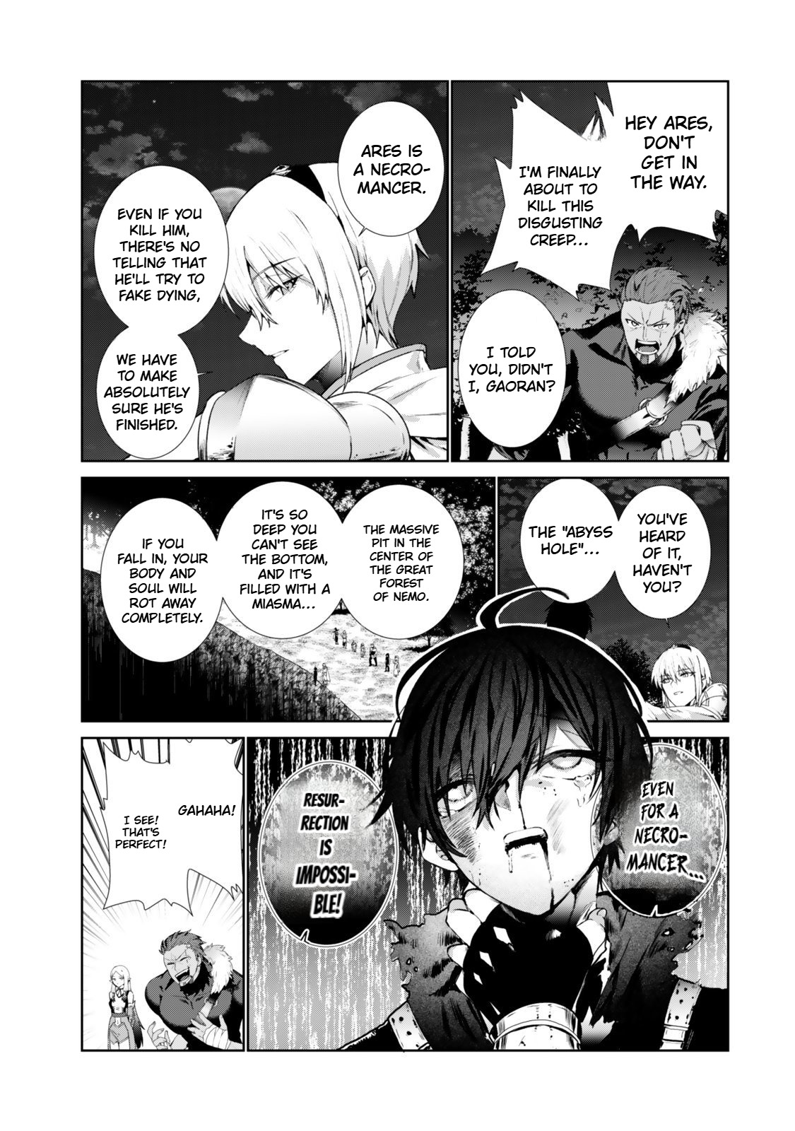 Nakama ni Uragirare Shokei Sareta Necromancer, Undead-ka Shiteita Eiyuu 10000-nin o Sosei shi Saikyou no Oukoku o Tsukuri Fukushuu o Kaishi Suru: An'ei no Gyokuza ni Eirei o Tsudou Chapter 1 Page 17
