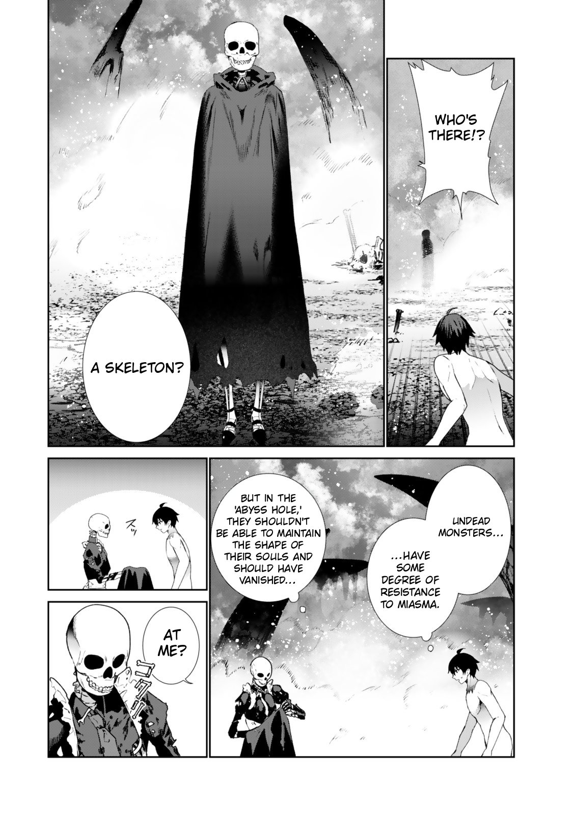 Nakama ni Uragirare Shokei Sareta Necromancer, Undead-ka Shiteita Eiyuu 10000-nin o Sosei shi Saikyou no Oukoku o Tsukuri Fukushuu o Kaishi Suru: An'ei no Gyokuza ni Eirei o Tsudou Chapter 1 Page 32