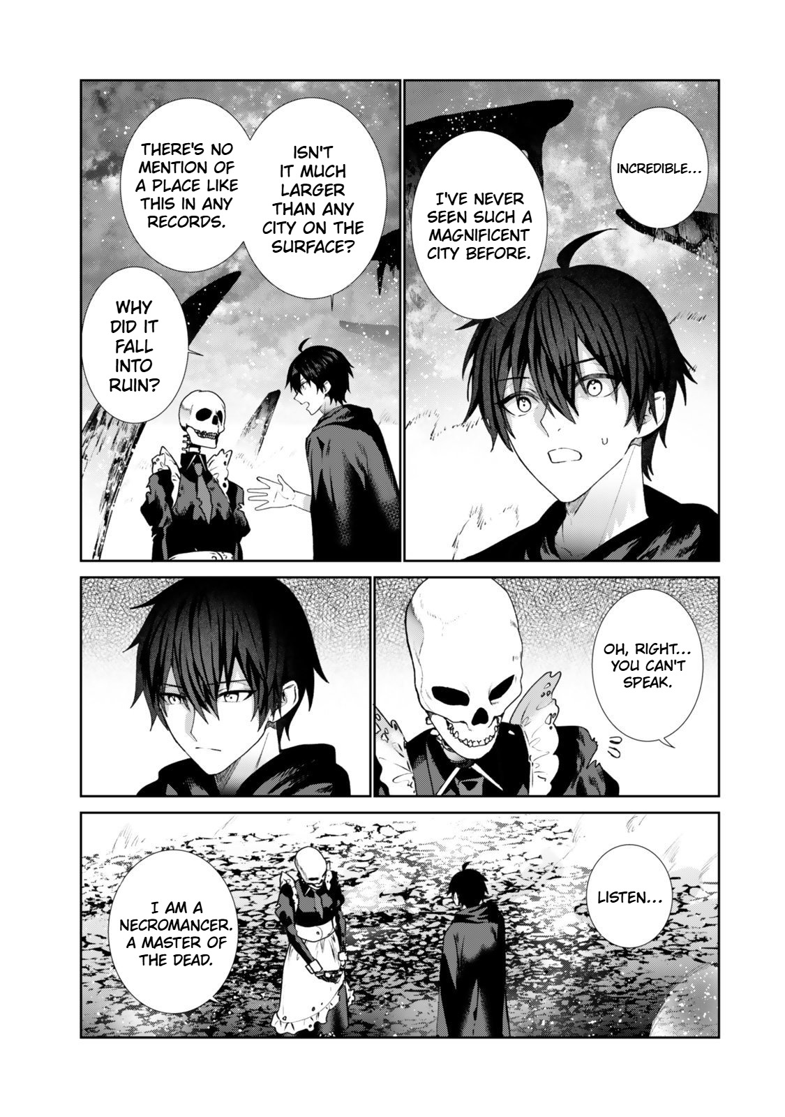 Nakama ni Uragirare Shokei Sareta Necromancer, Undead-ka Shiteita Eiyuu 10000-nin o Sosei shi Saikyou no Oukoku o Tsukuri Fukushuu o Kaishi Suru: An'ei no Gyokuza ni Eirei o Tsudou Chapter 1 Page 35