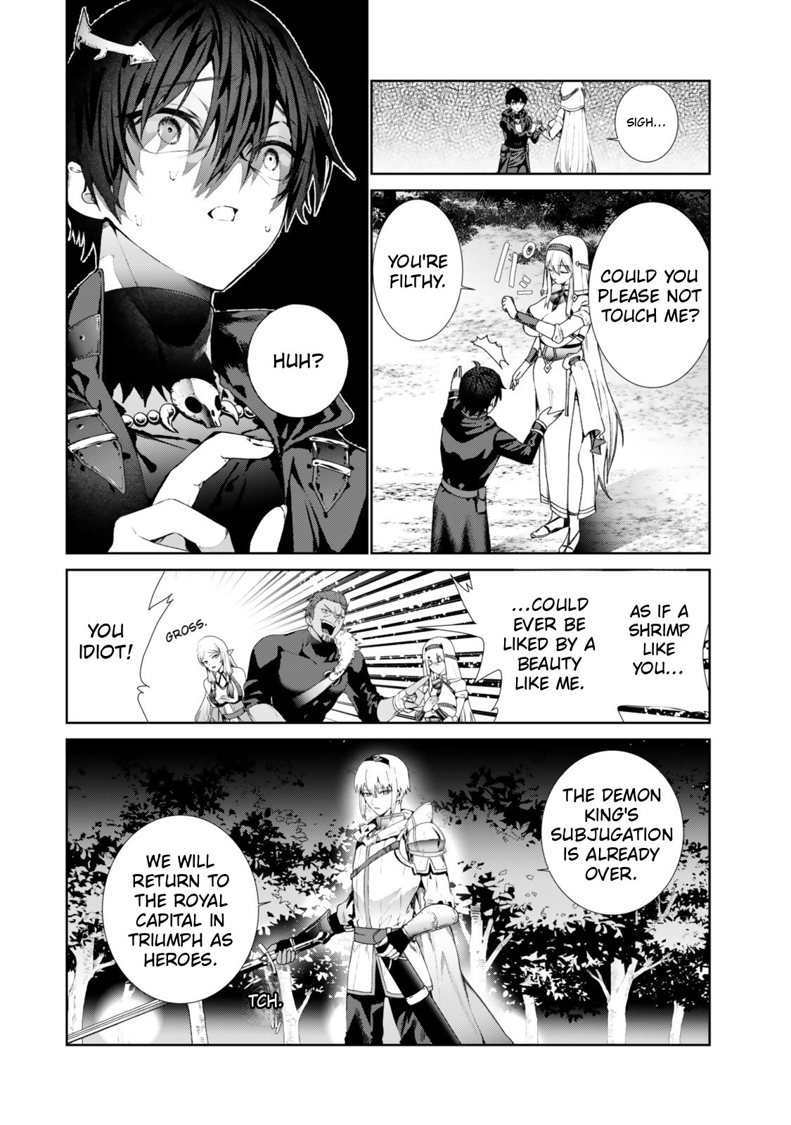 Nakama ni Uragirare Shokei Sareta Necromancer, Undead-ka Shiteita Eiyuu 10000-nin o Sosei shi Saikyou no Oukoku o Tsukuri Fukushuu o Kaishi Suru: An'ei no Gyokuza ni Eirei o Tsudou Chapter 1 Page 8