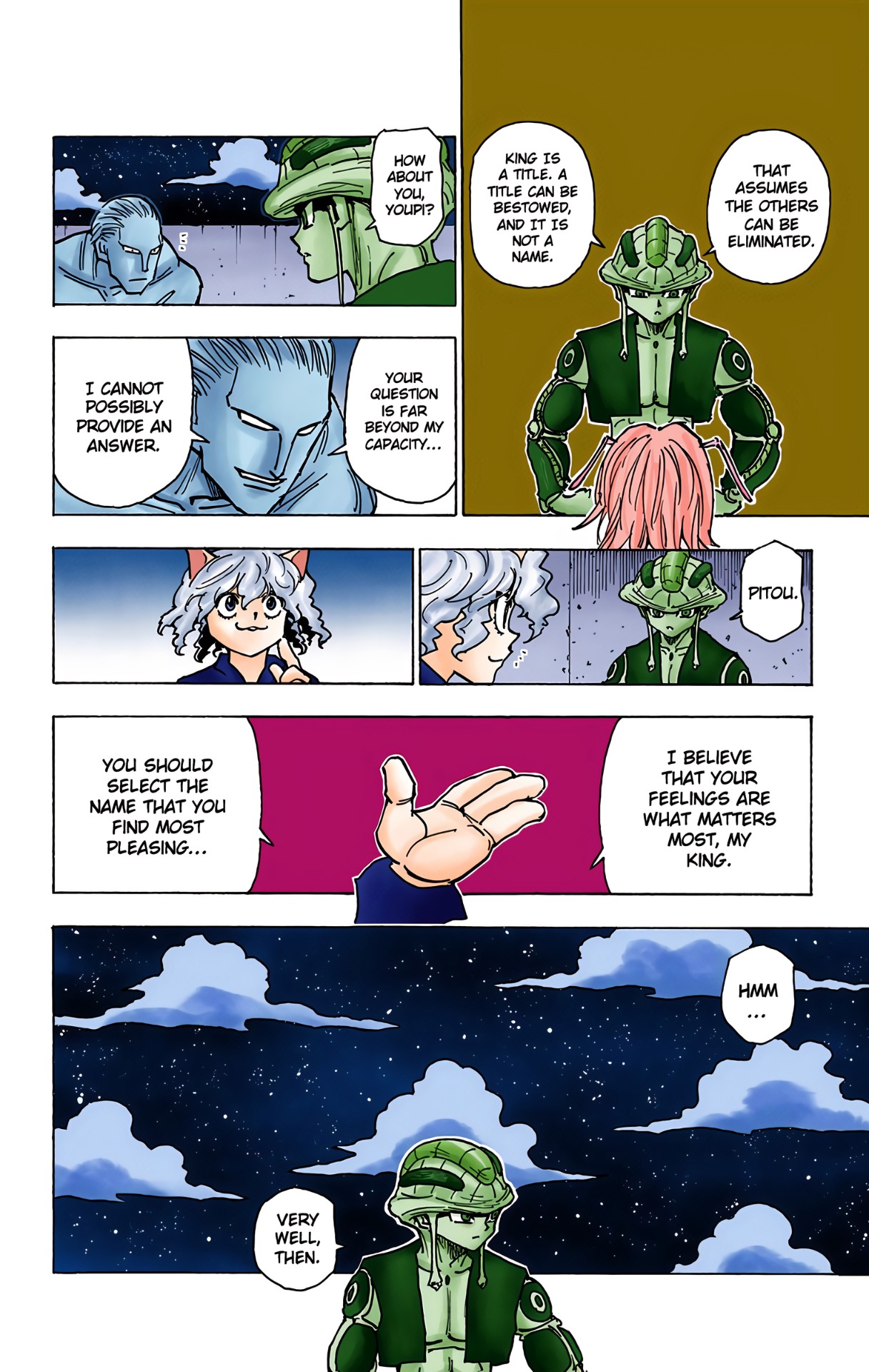 Halaman dari HUNTER x HUNTER (Official Colored) Chapter 257