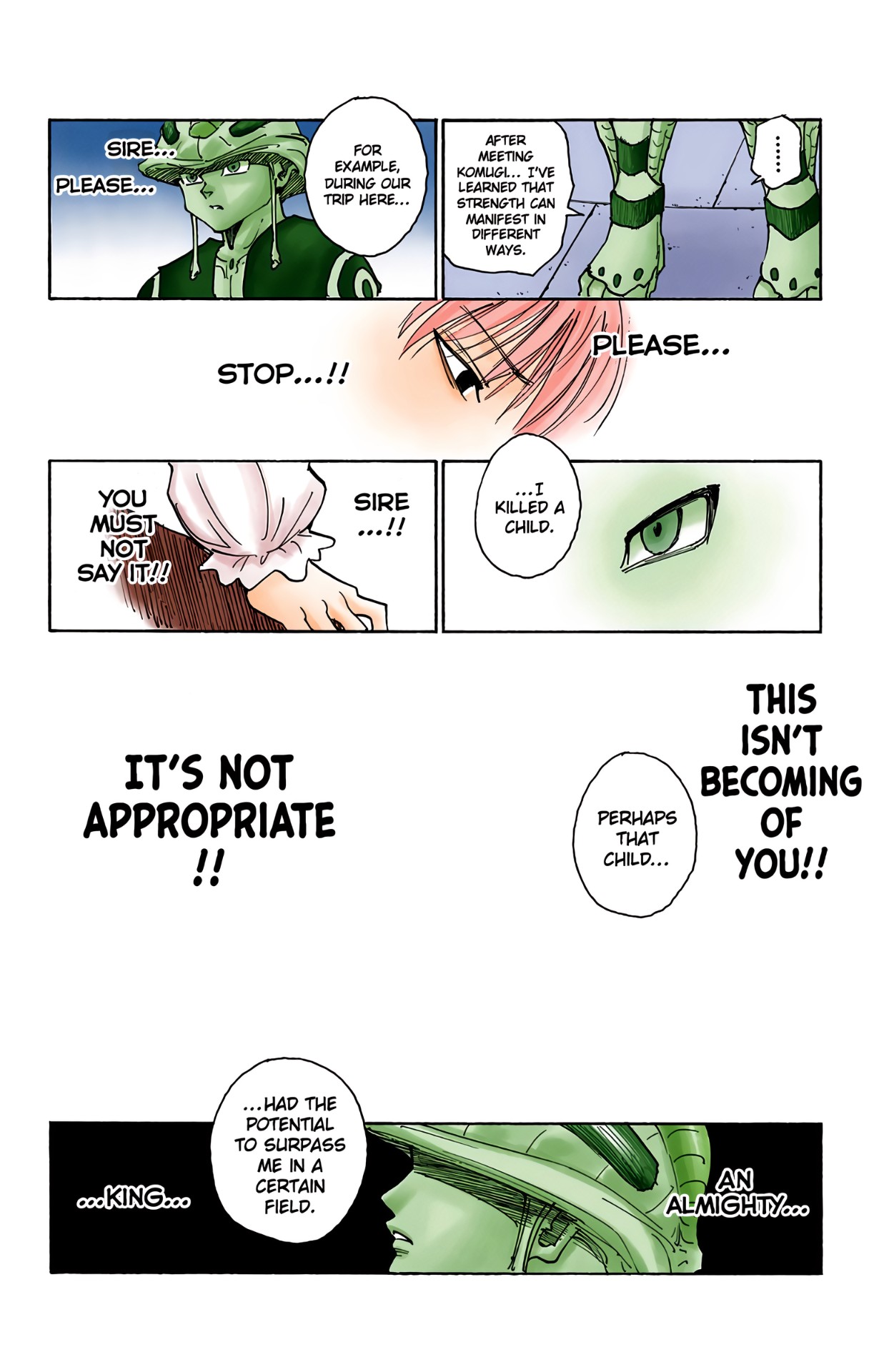 Halaman dari HUNTER x HUNTER (Official Colored) Chapter 257