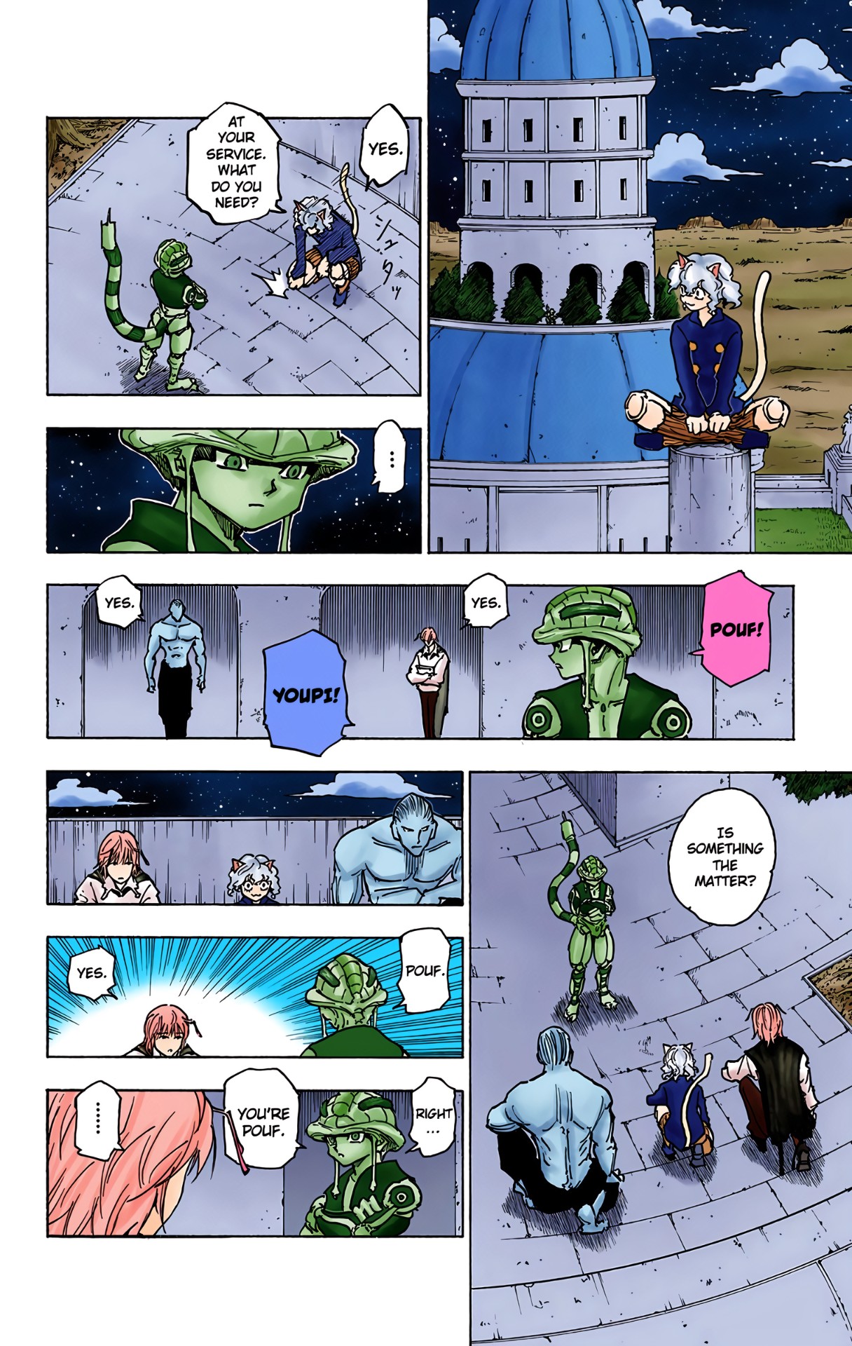 Halaman dari HUNTER x HUNTER (Official Colored) Chapter 257