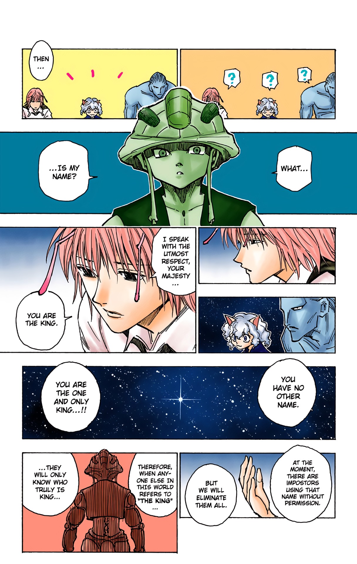 Halaman dari HUNTER x HUNTER (Official Colored) Chapter 257