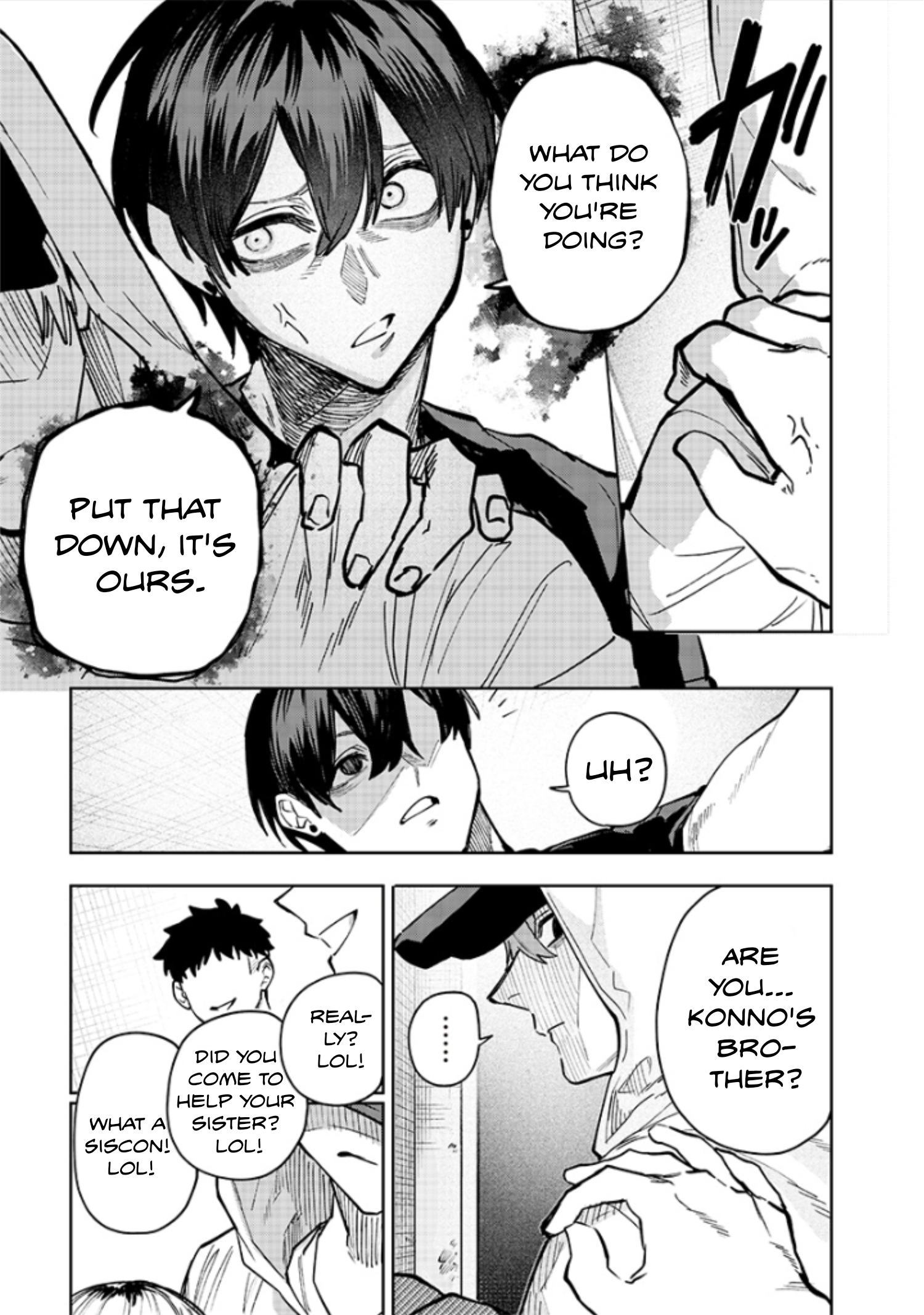 Halaman dari Namaiki na Gal Ane wo Wakaraseru Hanashi Chapter 3