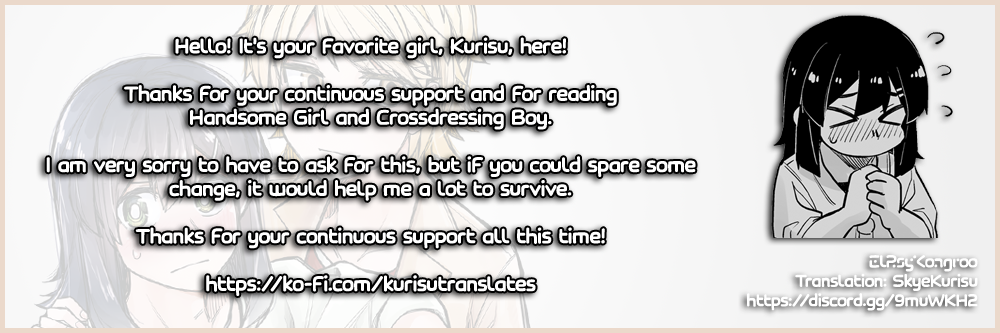 Halaman dari Ikemen Joshi to Josou Danshi Chapter 118