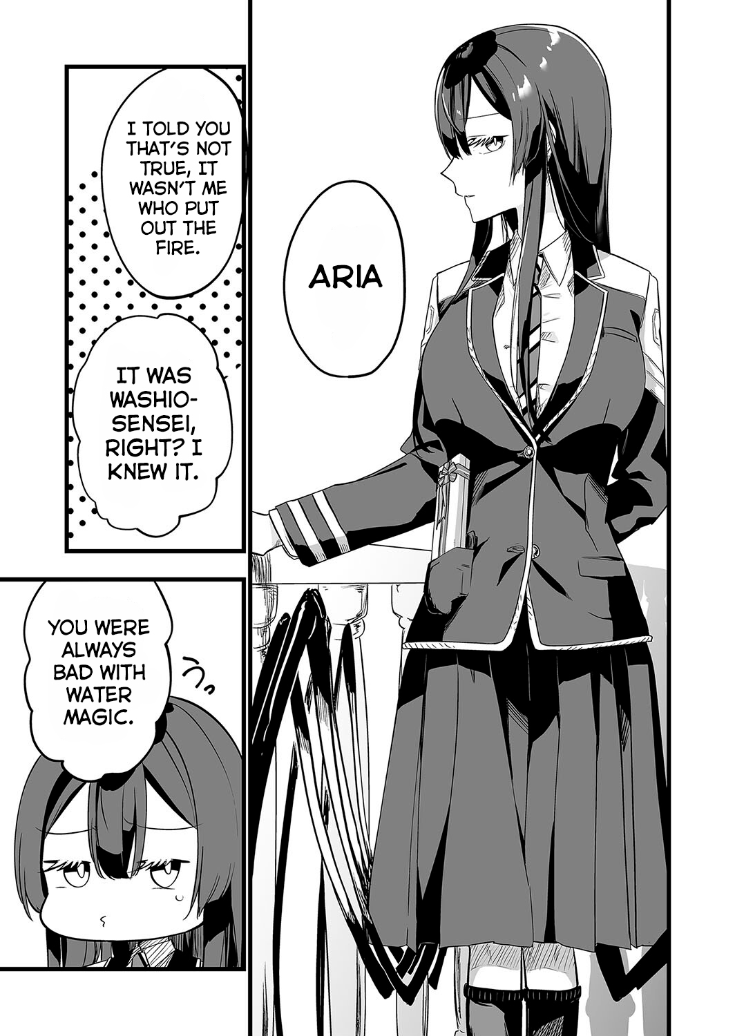 Halaman dari "Ano Toki Tasukete Itadaita Monster Musume desu." Isekai Ossan Kyoushi Totsuzen no Moteki ni Konwaku suru Chapter 6