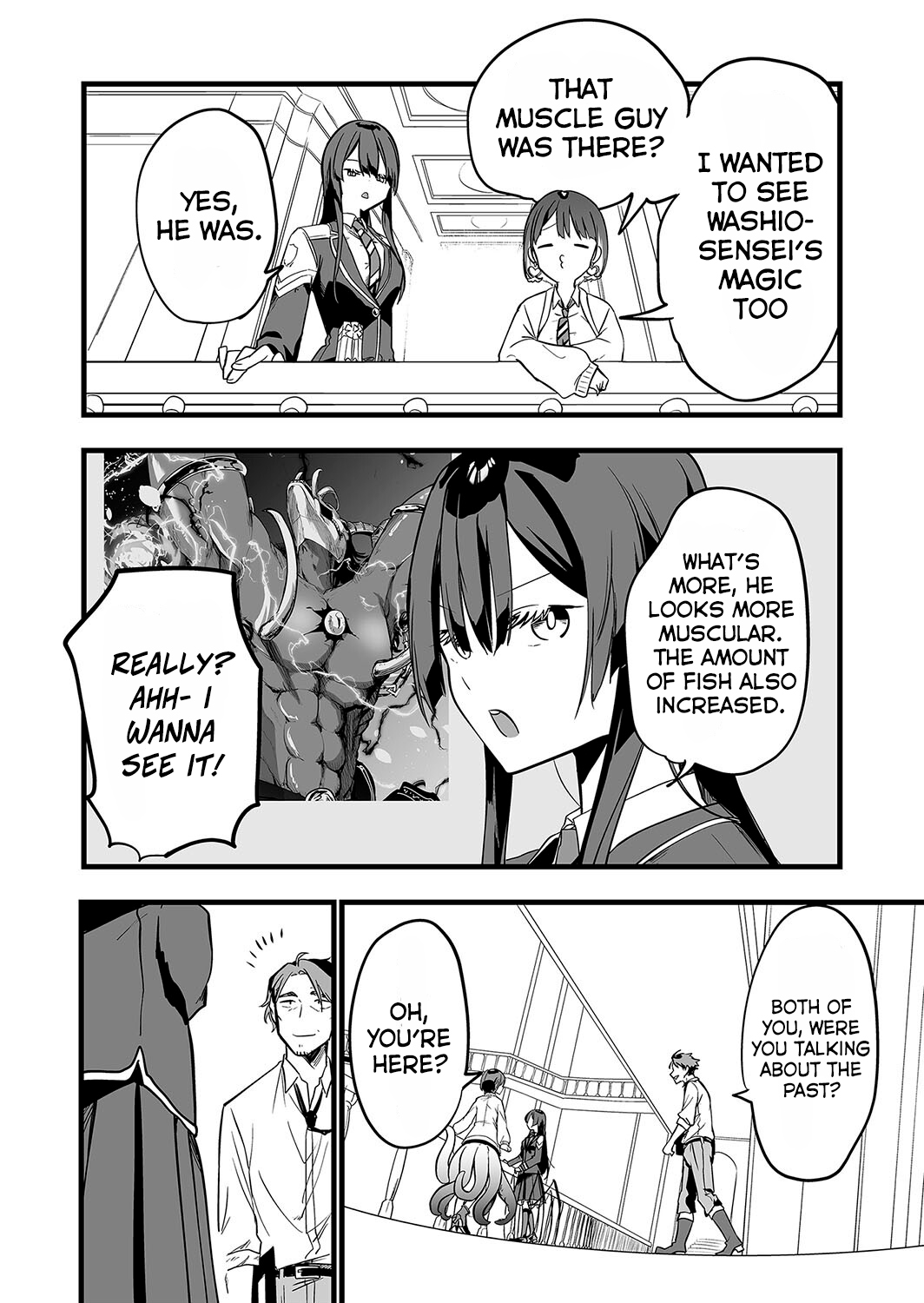 Halaman dari "Ano Toki Tasukete Itadaita Monster Musume desu." Isekai Ossan Kyoushi Totsuzen no Moteki ni Konwaku suru Chapter 6