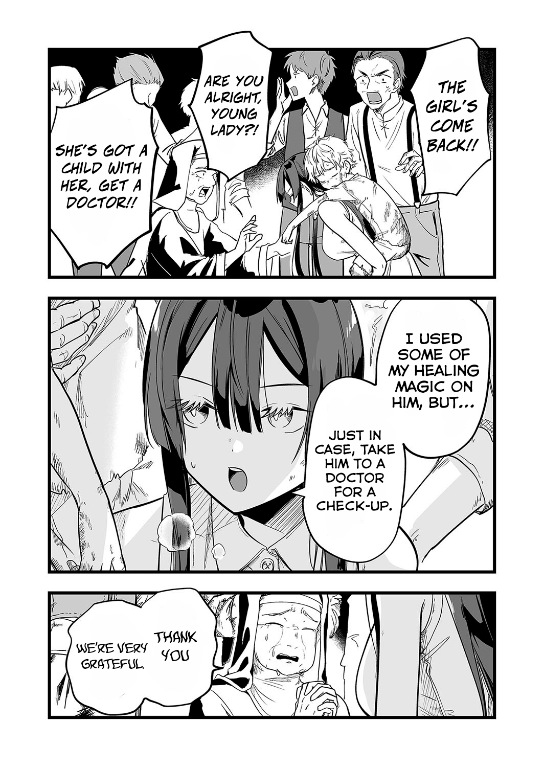 Halaman dari "Ano Toki Tasukete Itadaita Monster Musume desu." Isekai Ossan Kyoushi Totsuzen no Moteki ni Konwaku suru Chapter 6