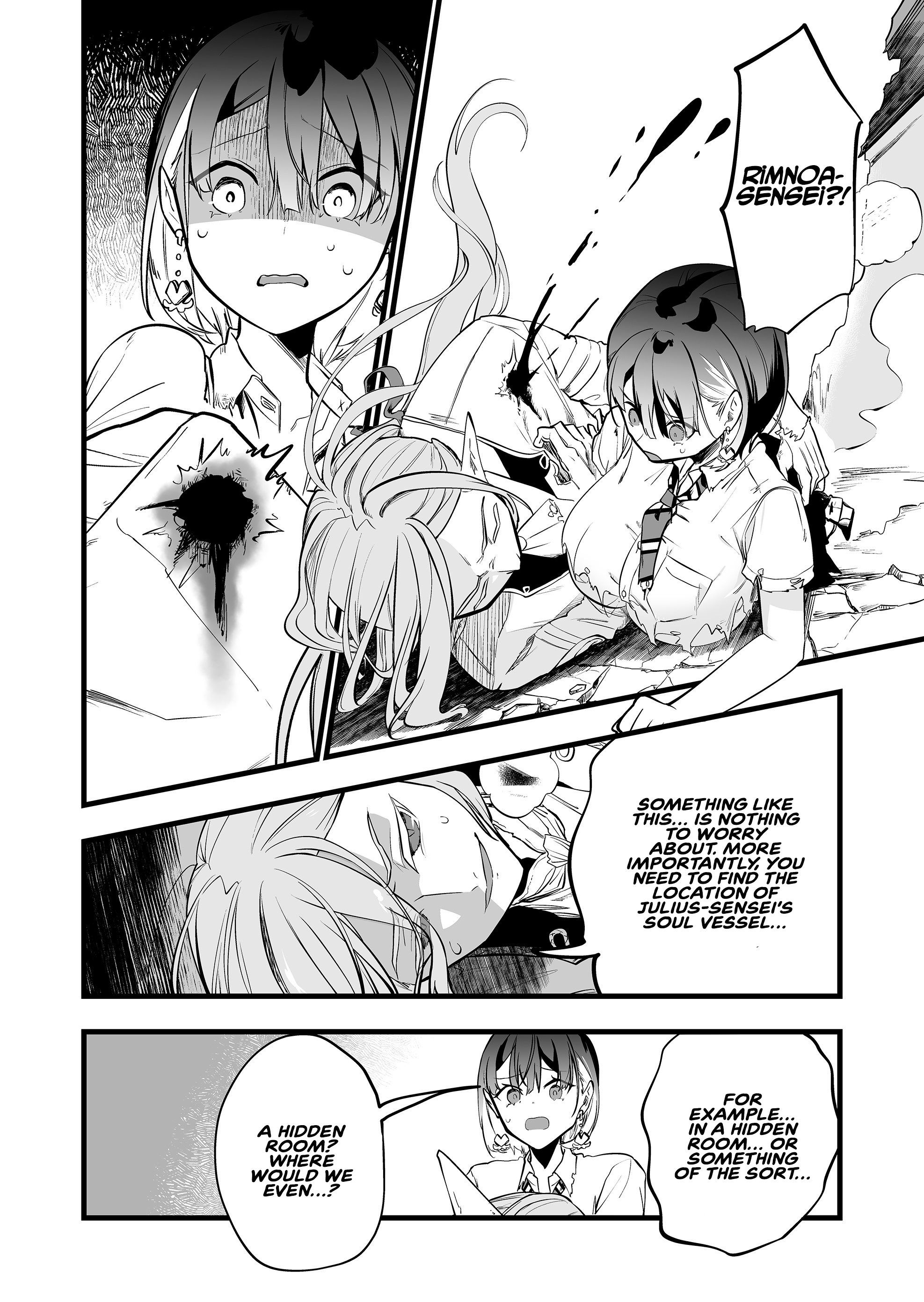 Halaman dari "Ano Toki Tasukete Itadaita Monster Musume desu." Isekai Ossan Kyoushi Totsuzen no Moteki ni Konwaku suru Chapter 41