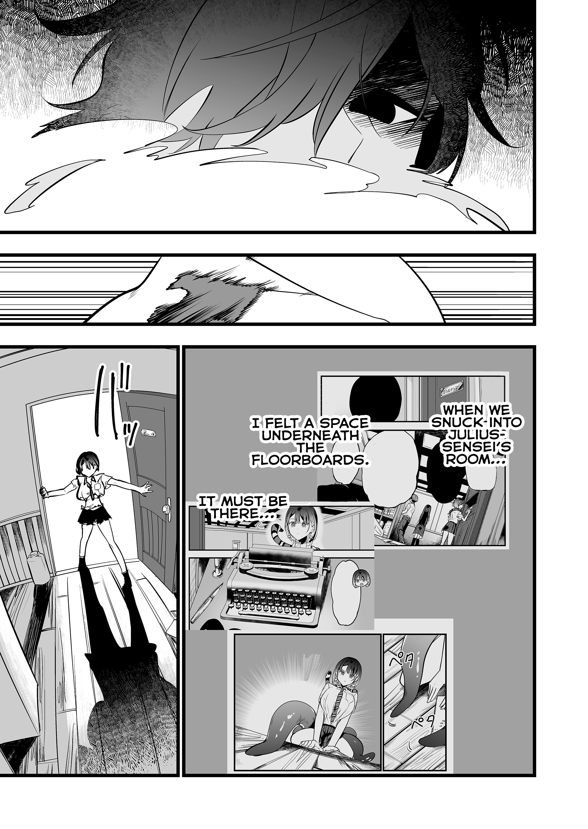 Halaman dari "Ano Toki Tasukete Itadaita Monster Musume desu." Isekai Ossan Kyoushi Totsuzen no Moteki ni Konwaku suru Chapter 41