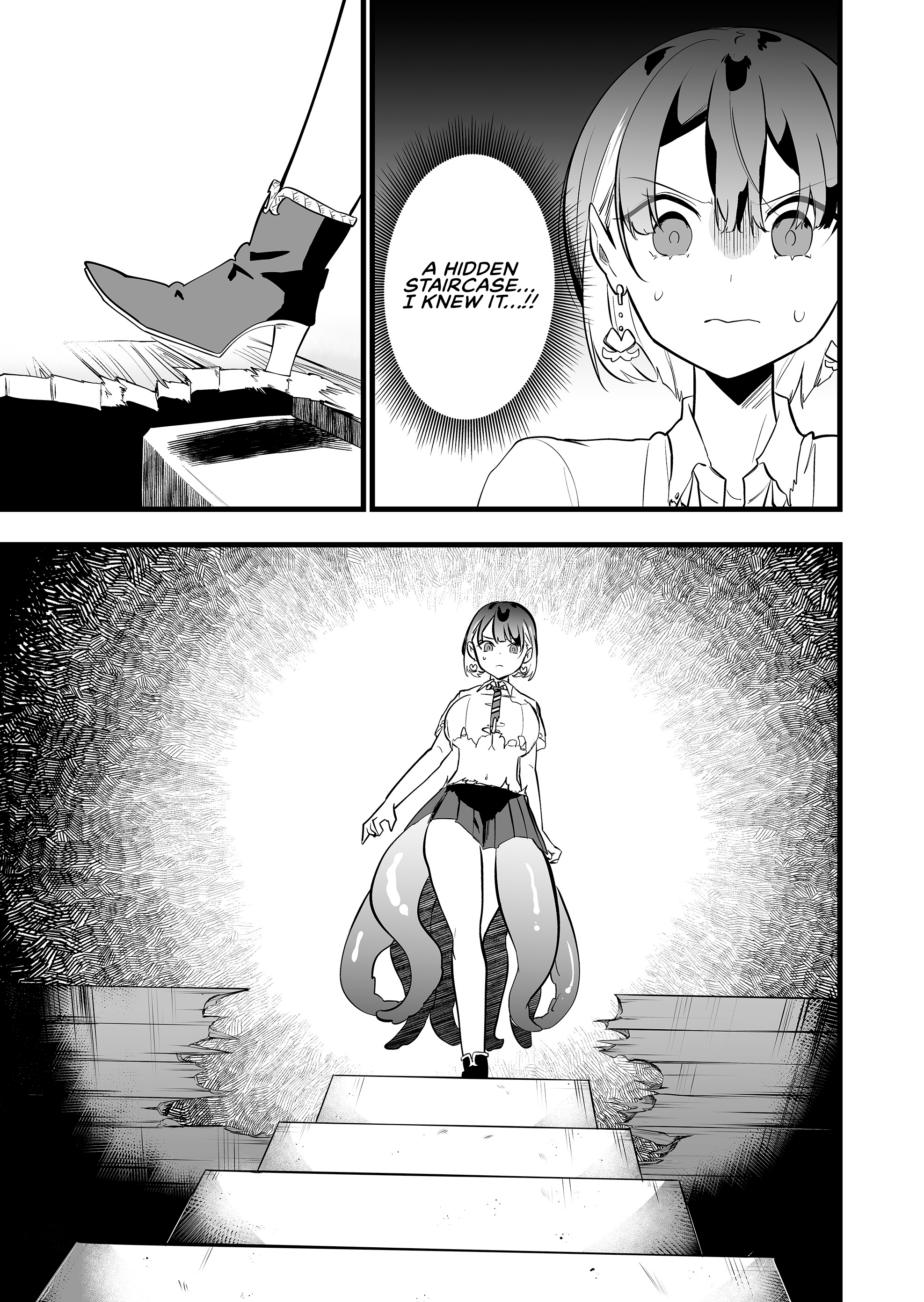 Halaman dari "Ano Toki Tasukete Itadaita Monster Musume desu." Isekai Ossan Kyoushi Totsuzen no Moteki ni Konwaku suru Chapter 41