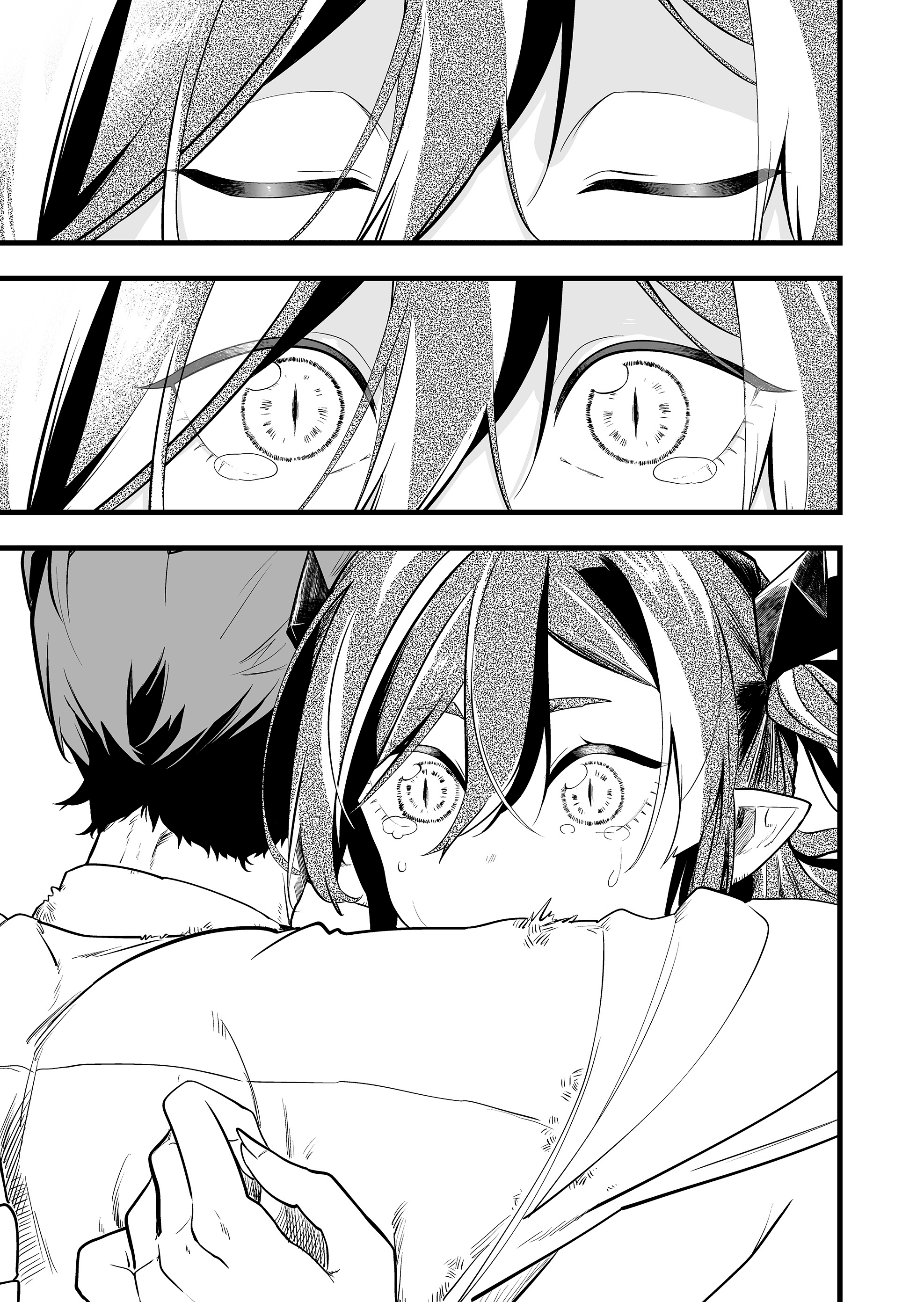 Halaman dari "Ano Toki Tasukete Itadaita Monster Musume desu." Isekai Ossan Kyoushi Totsuzen no Moteki ni Konwaku suru Chapter 41