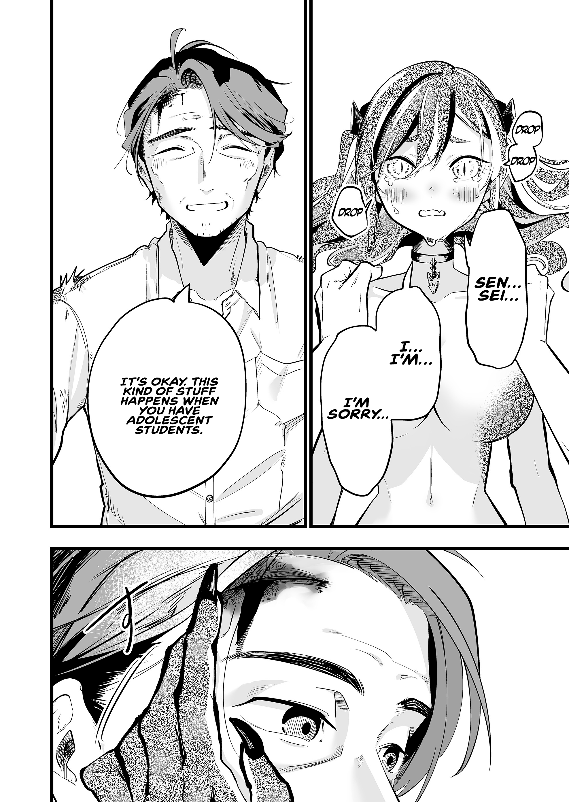 Halaman dari "Ano Toki Tasukete Itadaita Monster Musume desu." Isekai Ossan Kyoushi Totsuzen no Moteki ni Konwaku suru Chapter 41