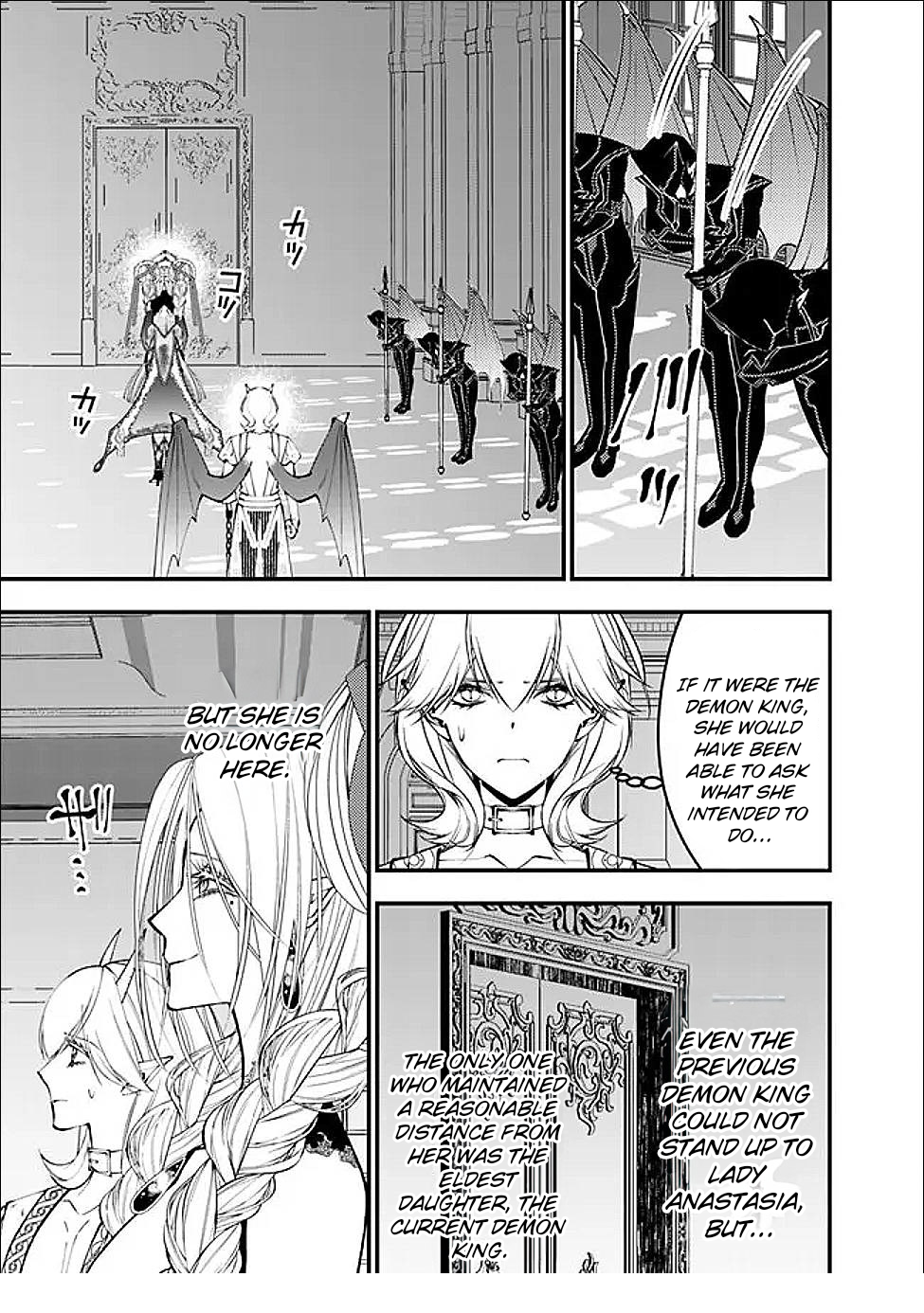 Halaman dari Fukushuu o Koinegau Saikyou Yuusha wa, Yami no Chikara de Senmetsu Musou Suru Chapter 111