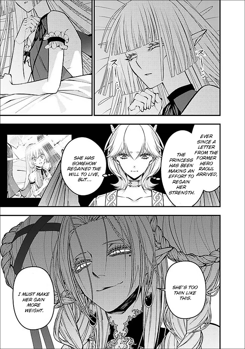 Halaman dari Fukushuu o Koinegau Saikyou Yuusha wa, Yami no Chikara de Senmetsu Musou Suru Chapter 111