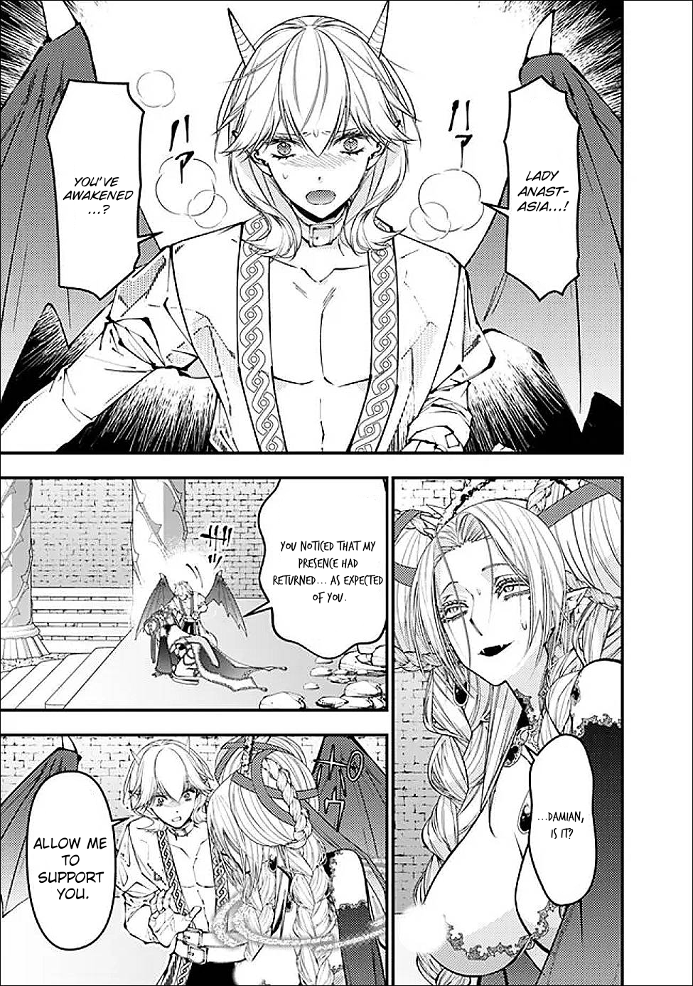 Halaman dari Fukushuu o Koinegau Saikyou Yuusha wa, Yami no Chikara de Senmetsu Musou Suru Chapter 111
