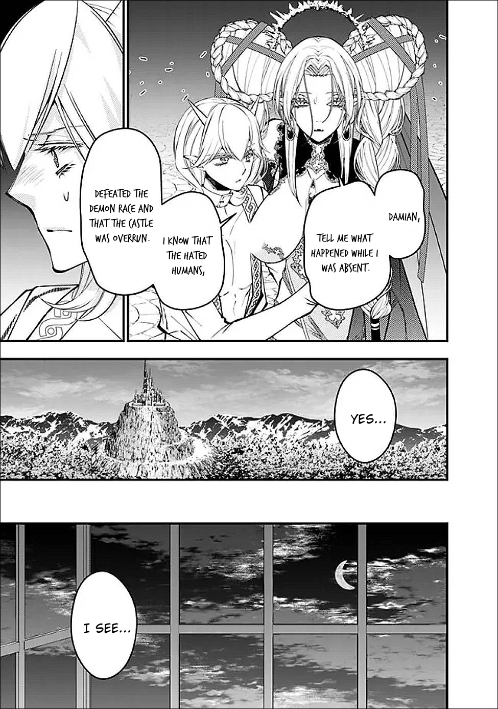 Halaman dari Fukushuu o Koinegau Saikyou Yuusha wa, Yami no Chikara de Senmetsu Musou Suru Chapter 111
