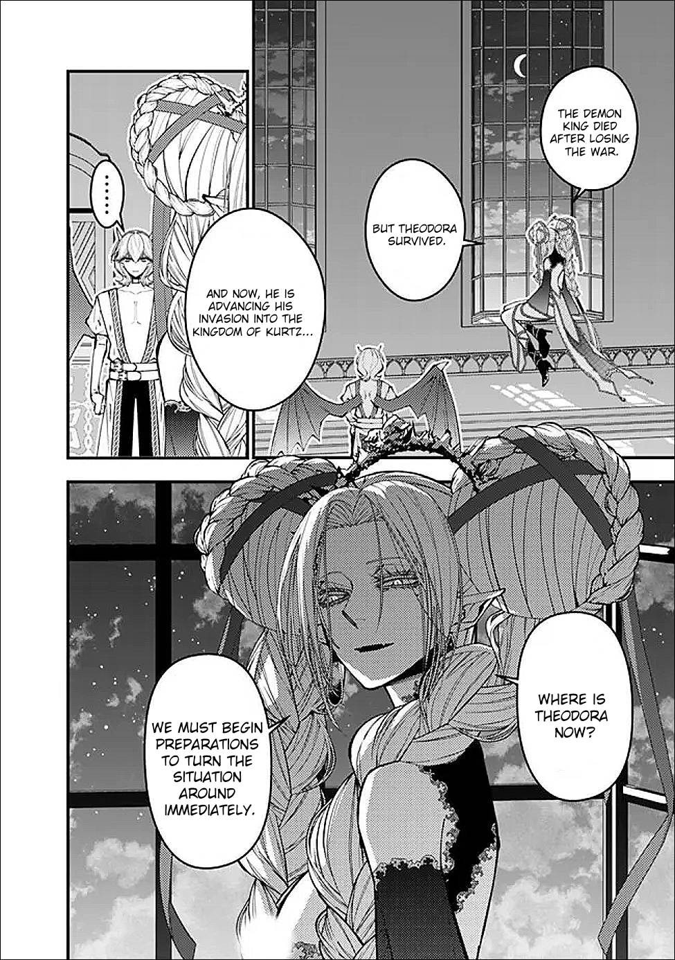 Halaman dari Fukushuu o Koinegau Saikyou Yuusha wa, Yami no Chikara de Senmetsu Musou Suru Chapter 111