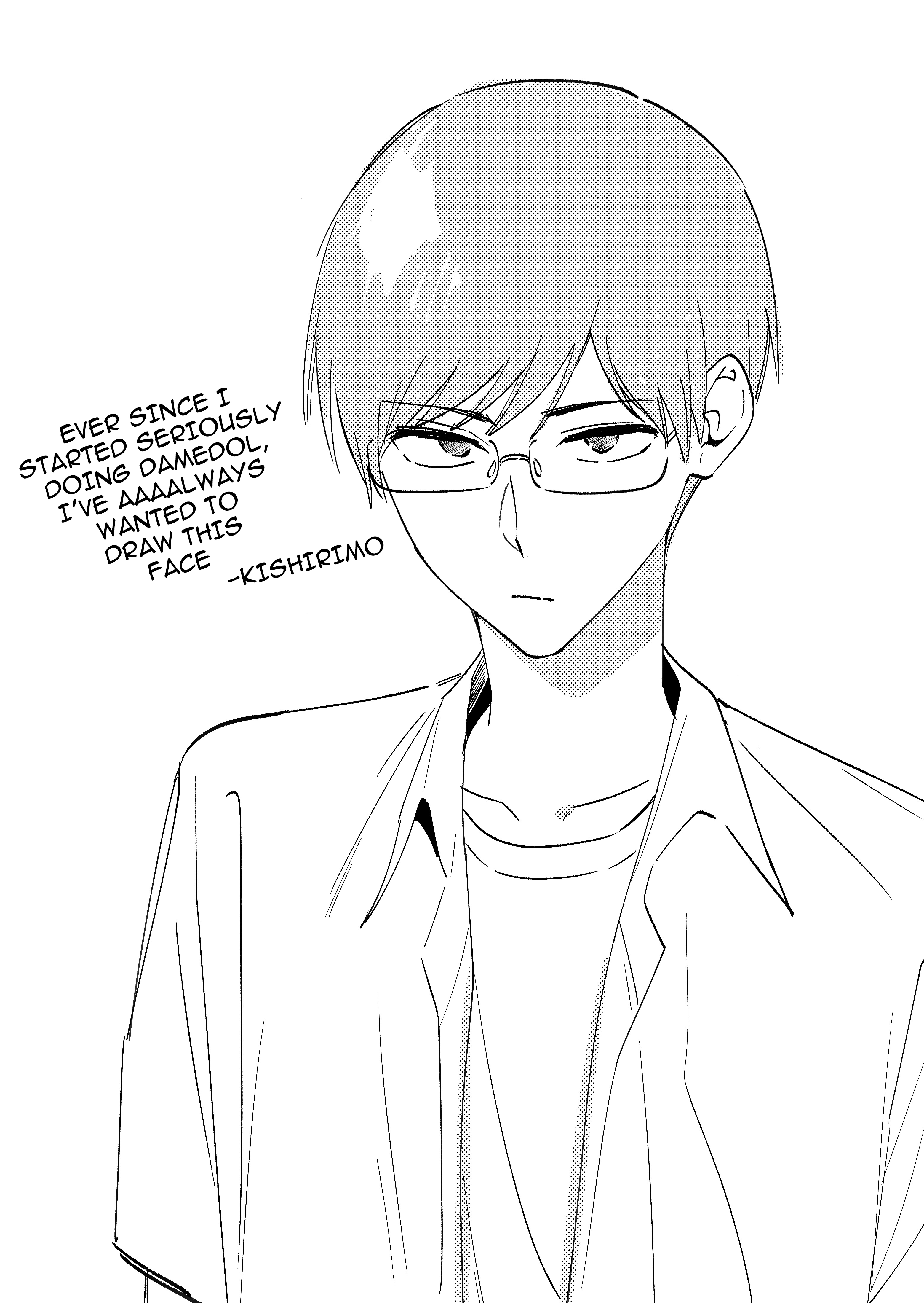 Halaman dari Damedol to Sekai ni Hitori Dake no Fan Chapter 35
