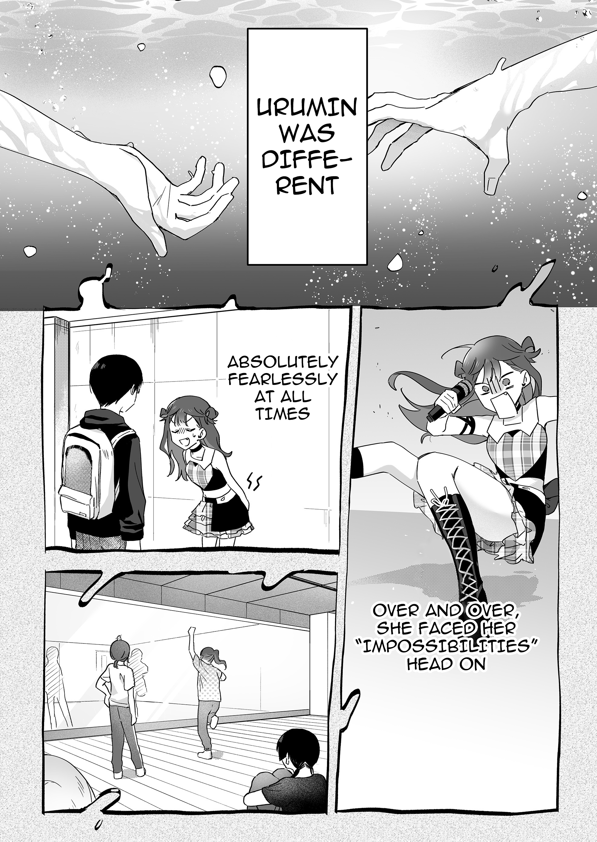 Halaman dari Damedol to Sekai ni Hitori Dake no Fan Chapter 35