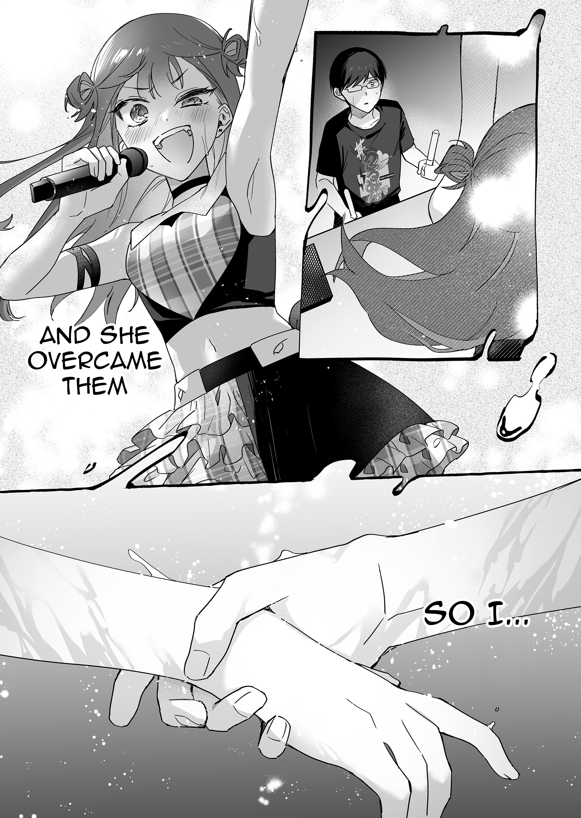 Halaman dari Damedol to Sekai ni Hitori Dake no Fan Chapter 35