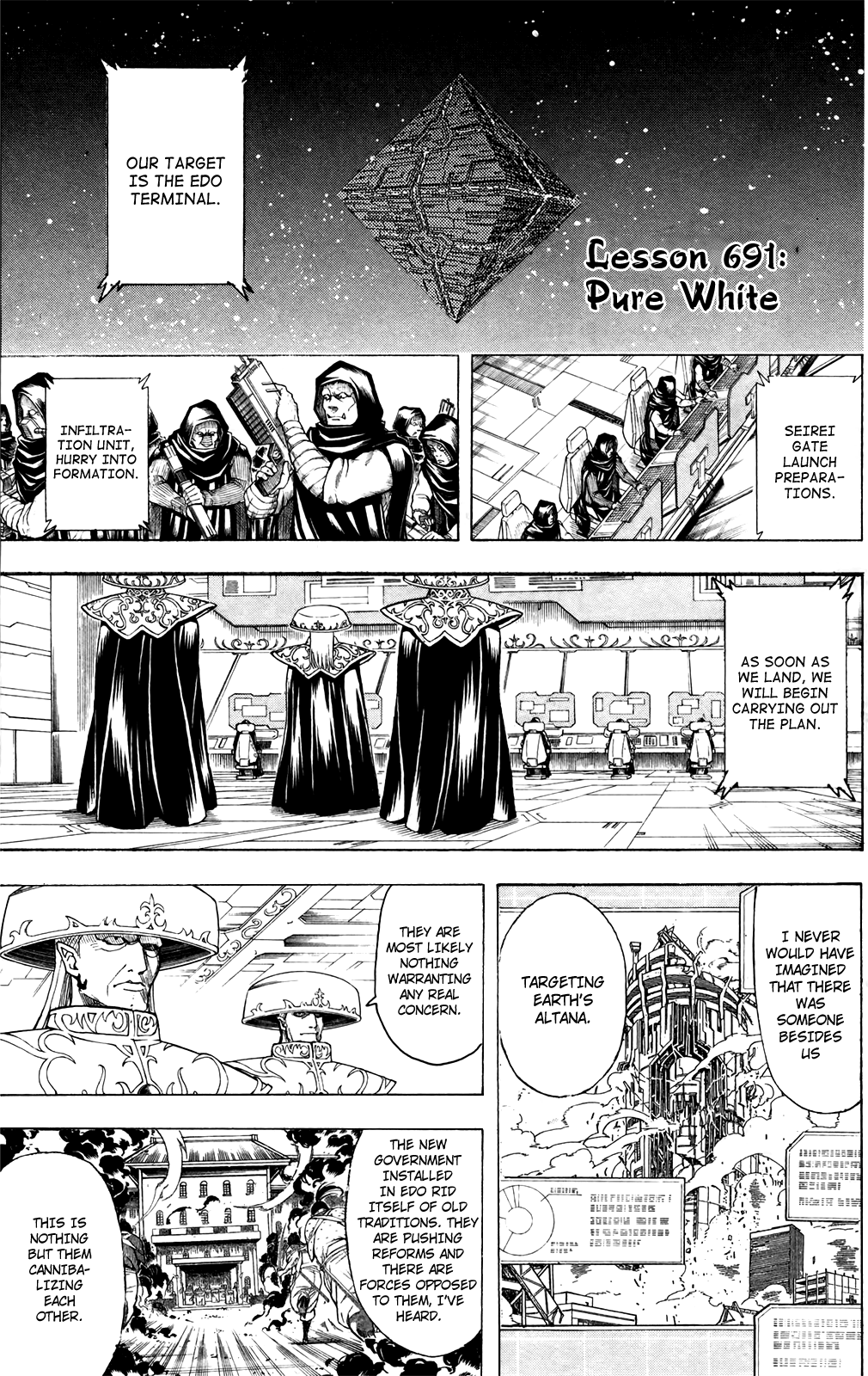 Halaman dari Gintama Chapter 691