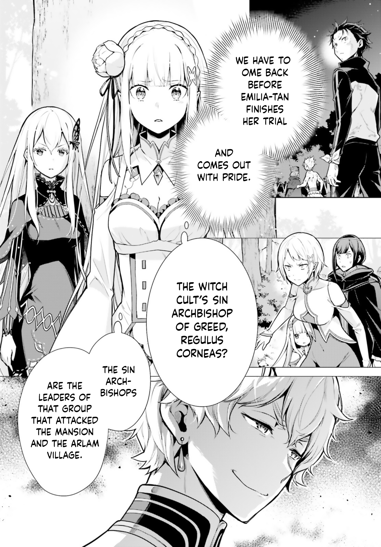 Halaman dari Re:Zero kara Hajimeru Isekai Seikatsu: Dai 4-shou—Seiiki to Gouyoku no Majo Chapter 57