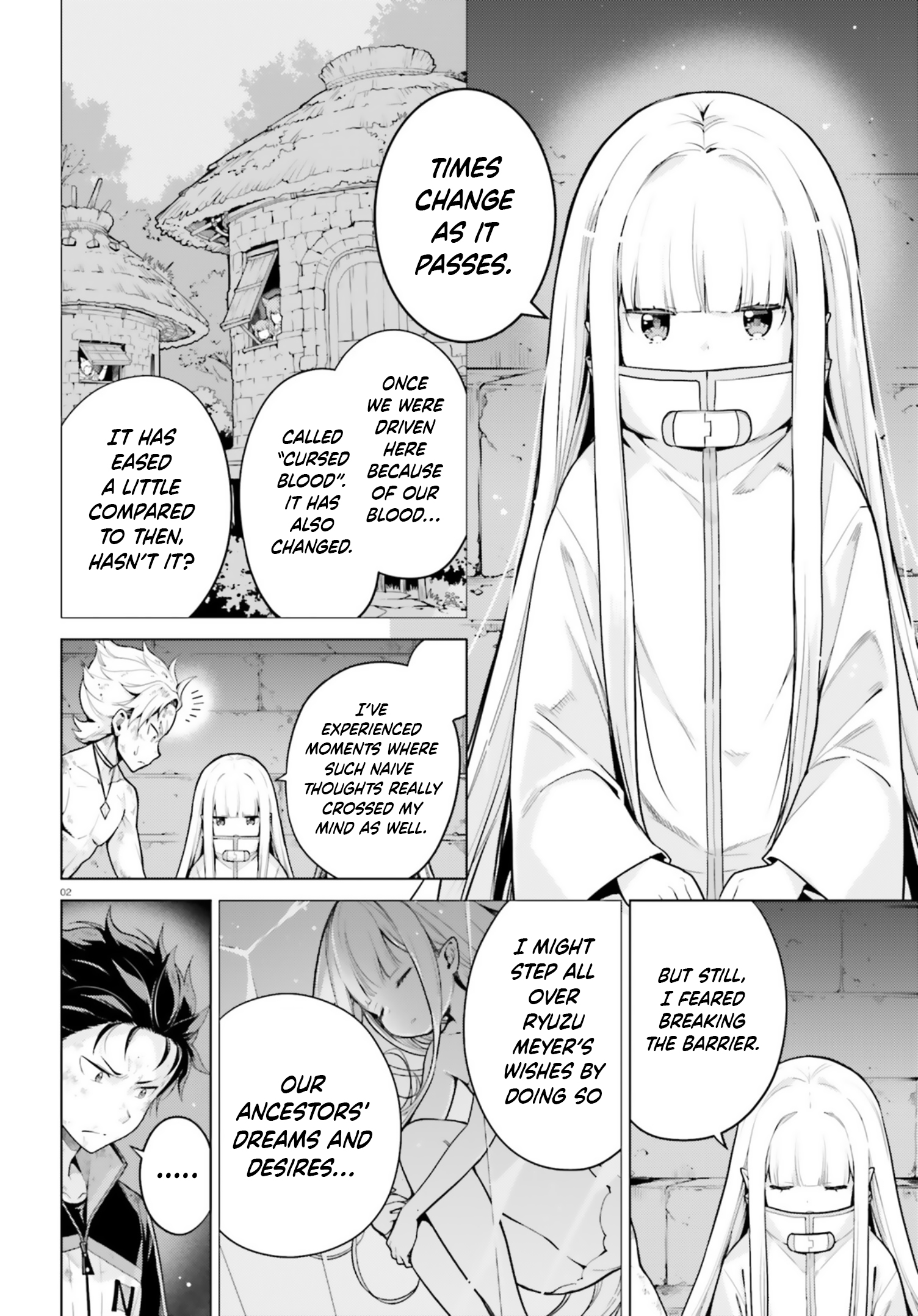 Halaman dari Re:Zero kara Hajimeru Isekai Seikatsu: Dai 4-shou—Seiiki to Gouyoku no Majo Chapter 57