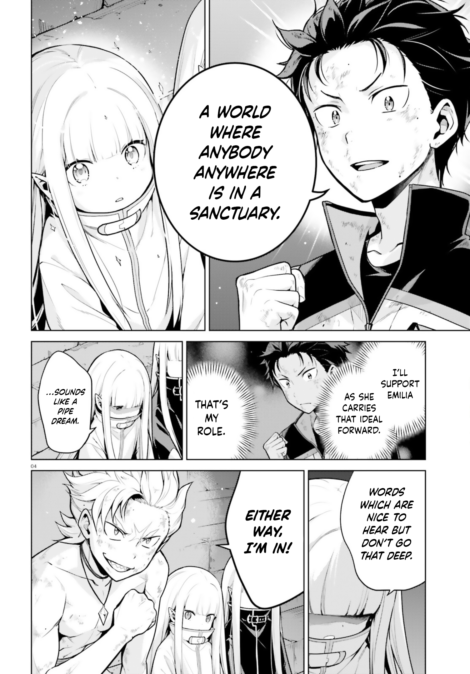 Halaman dari Re:Zero kara Hajimeru Isekai Seikatsu: Dai 4-shou—Seiiki to Gouyoku no Majo Chapter 57