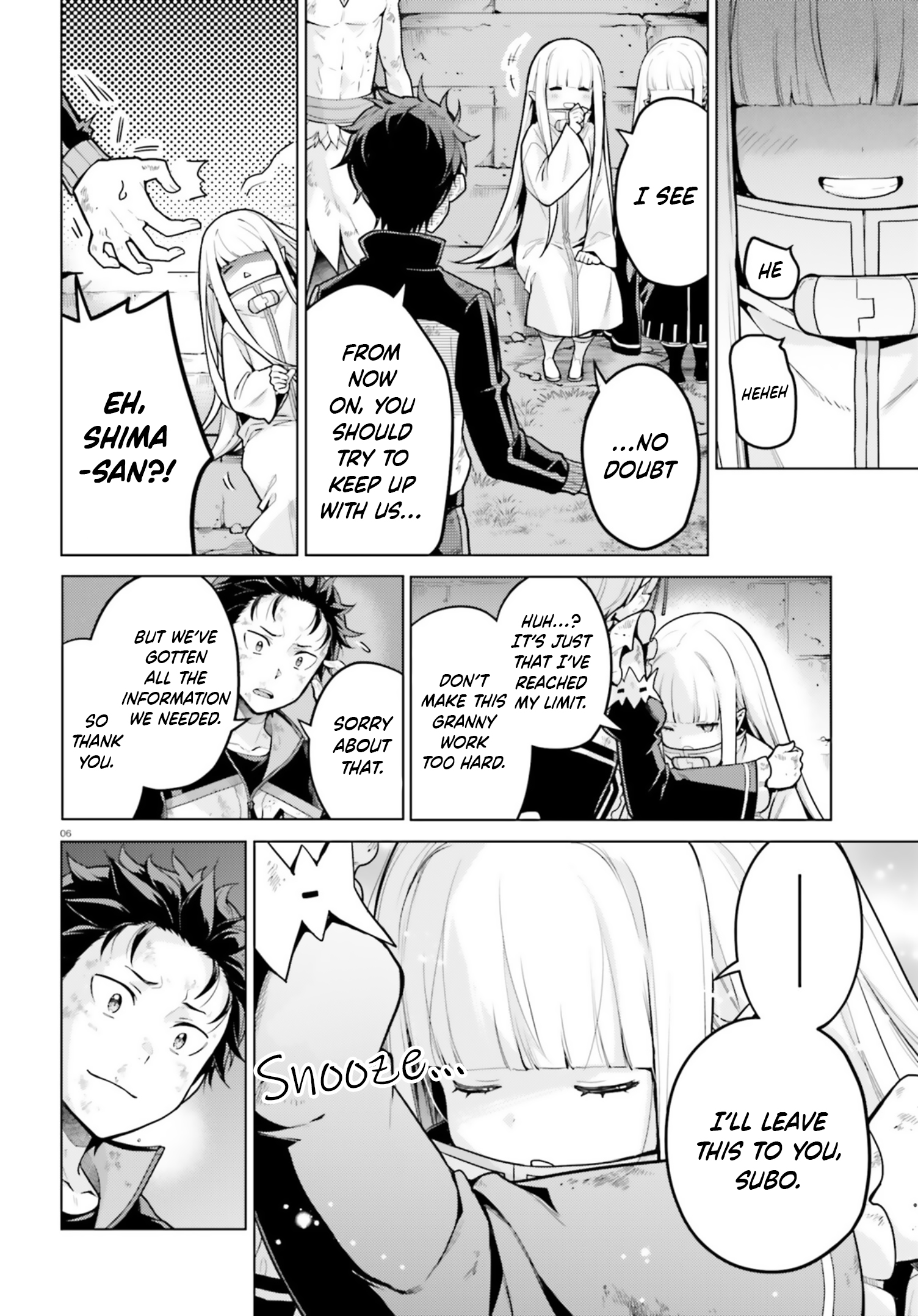 Halaman dari Re:Zero kara Hajimeru Isekai Seikatsu: Dai 4-shou—Seiiki to Gouyoku no Majo Chapter 57