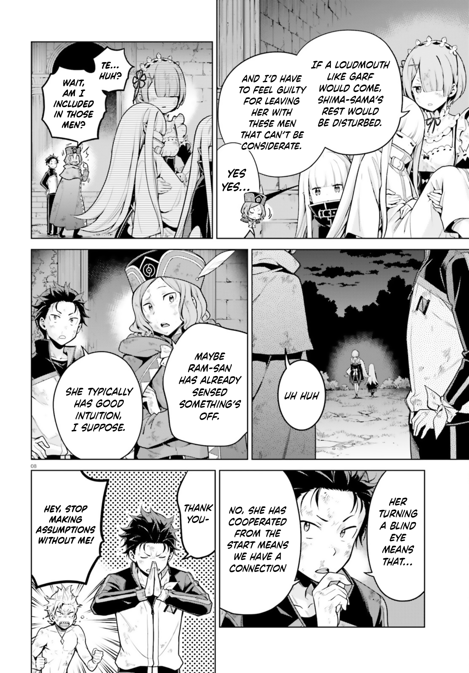 Halaman dari Re:Zero kara Hajimeru Isekai Seikatsu: Dai 4-shou—Seiiki to Gouyoku no Majo Chapter 57