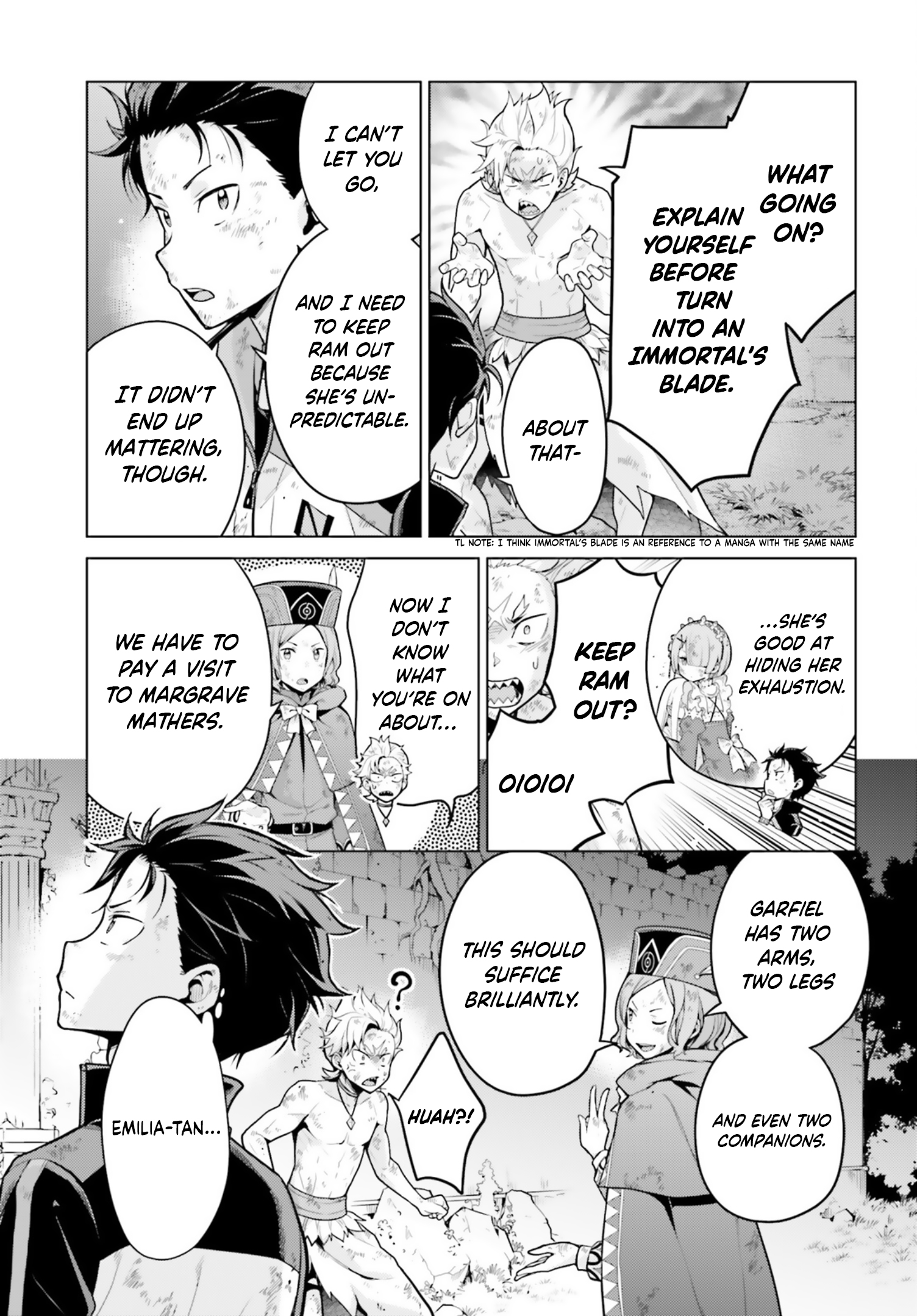 Halaman dari Re:Zero kara Hajimeru Isekai Seikatsu: Dai 4-shou—Seiiki to Gouyoku no Majo Chapter 57