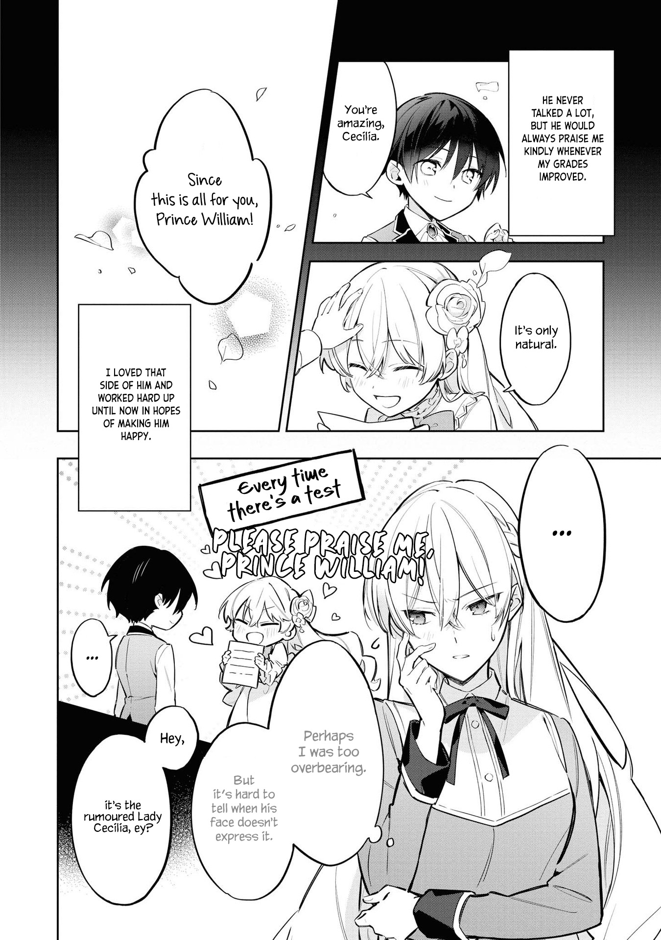 Halaman dari Though I May Be a Villainess, I'll Show You I Can Obtain Happiness! Chapter 1