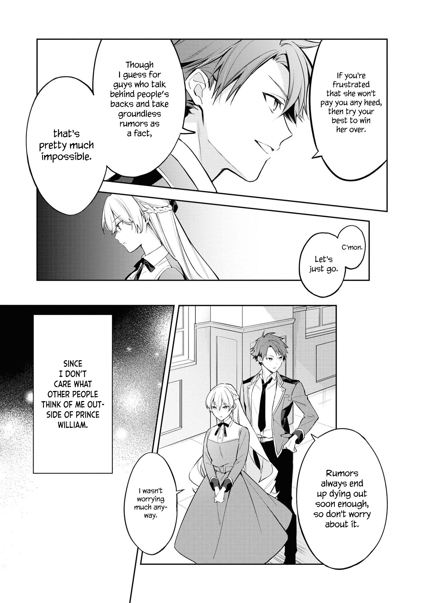 Halaman dari Though I May Be a Villainess, I'll Show You I Can Obtain Happiness! Chapter 1
