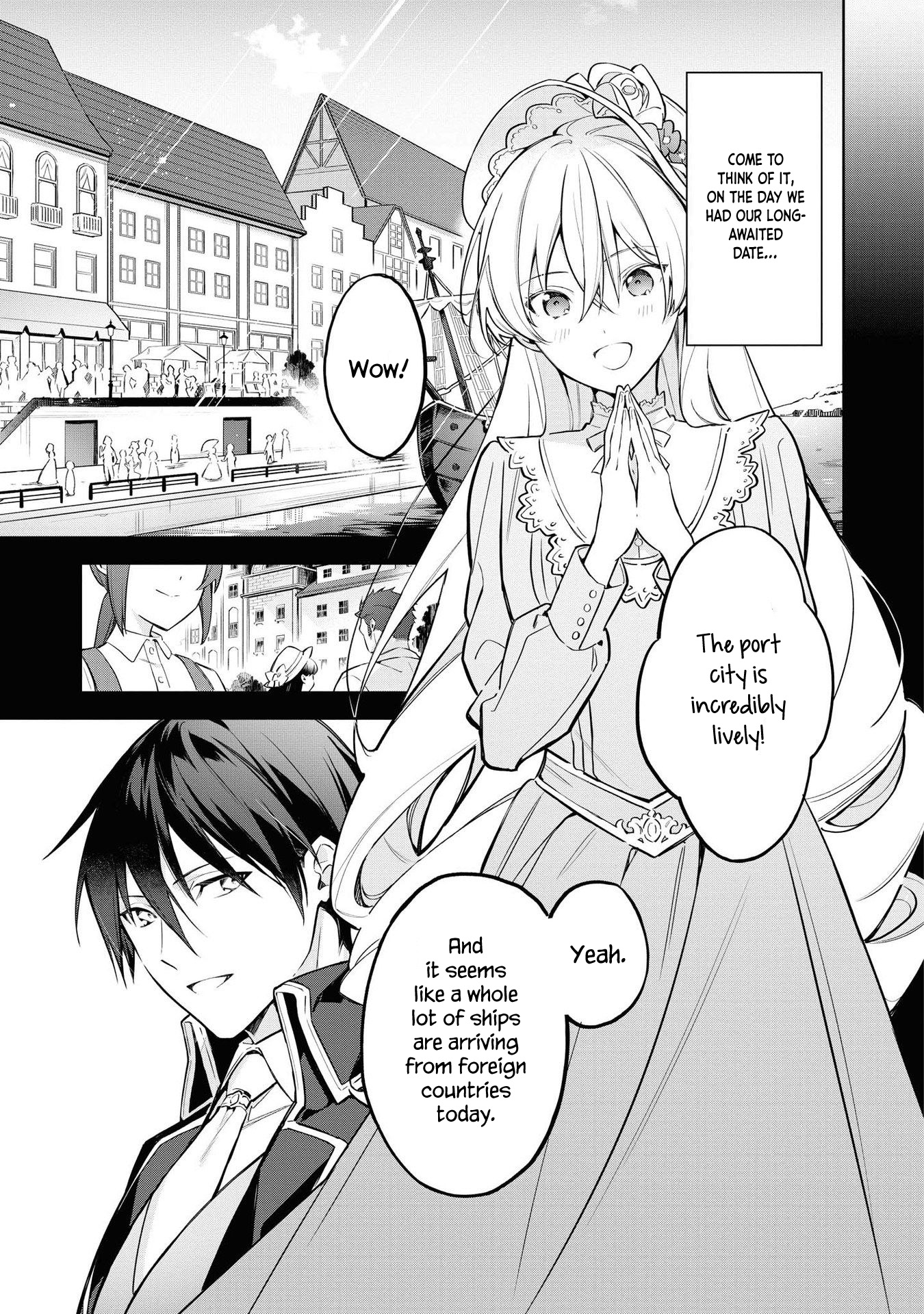 Halaman dari Though I May Be a Villainess, I'll Show You I Can Obtain Happiness! Chapter 1