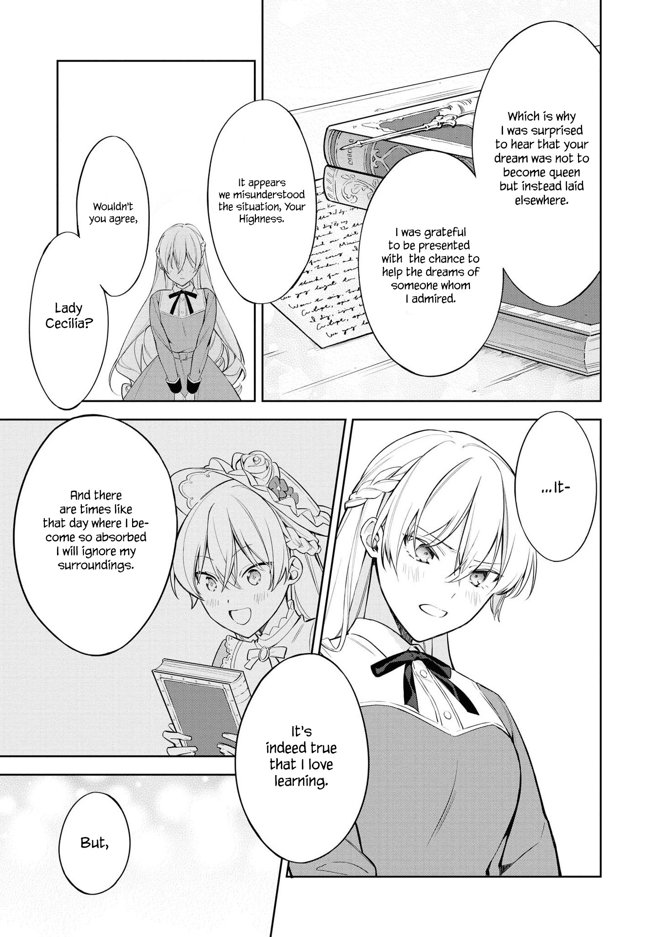 Halaman dari Though I May Be a Villainess, I'll Show You I Can Obtain Happiness! Chapter 1