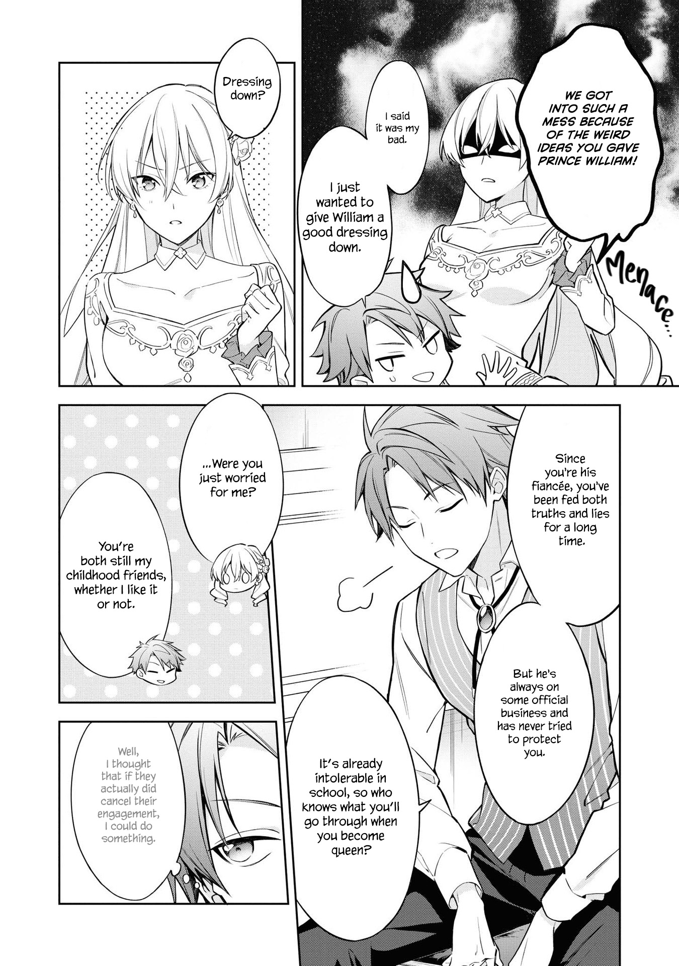 Halaman dari Though I May Be a Villainess, I'll Show You I Can Obtain Happiness! Chapter 1