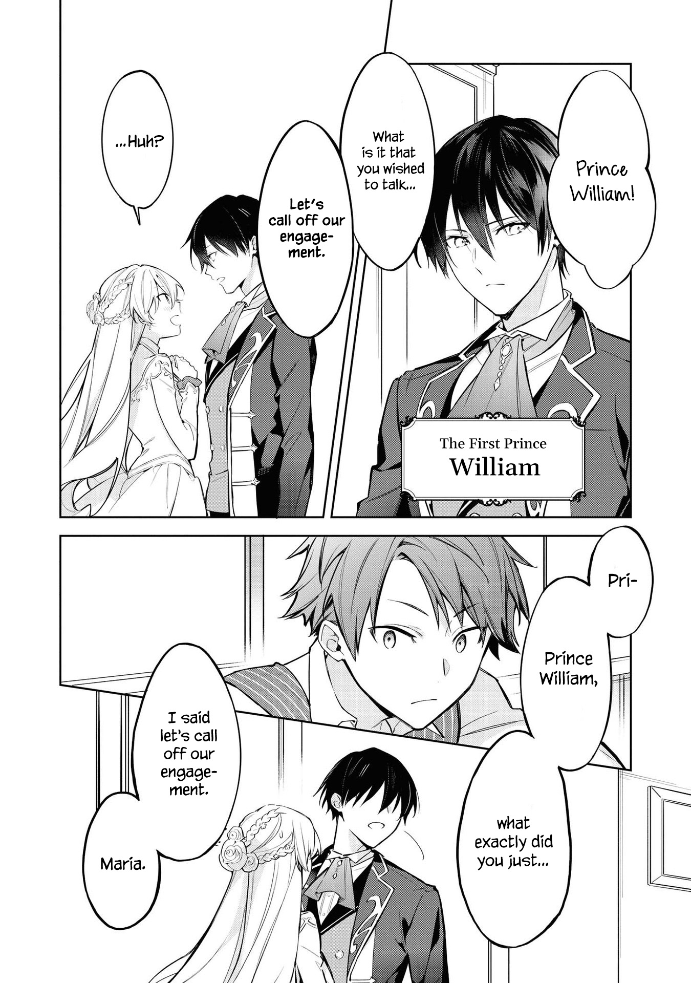 Halaman dari Though I May Be a Villainess, I'll Show You I Can Obtain Happiness! Chapter 1