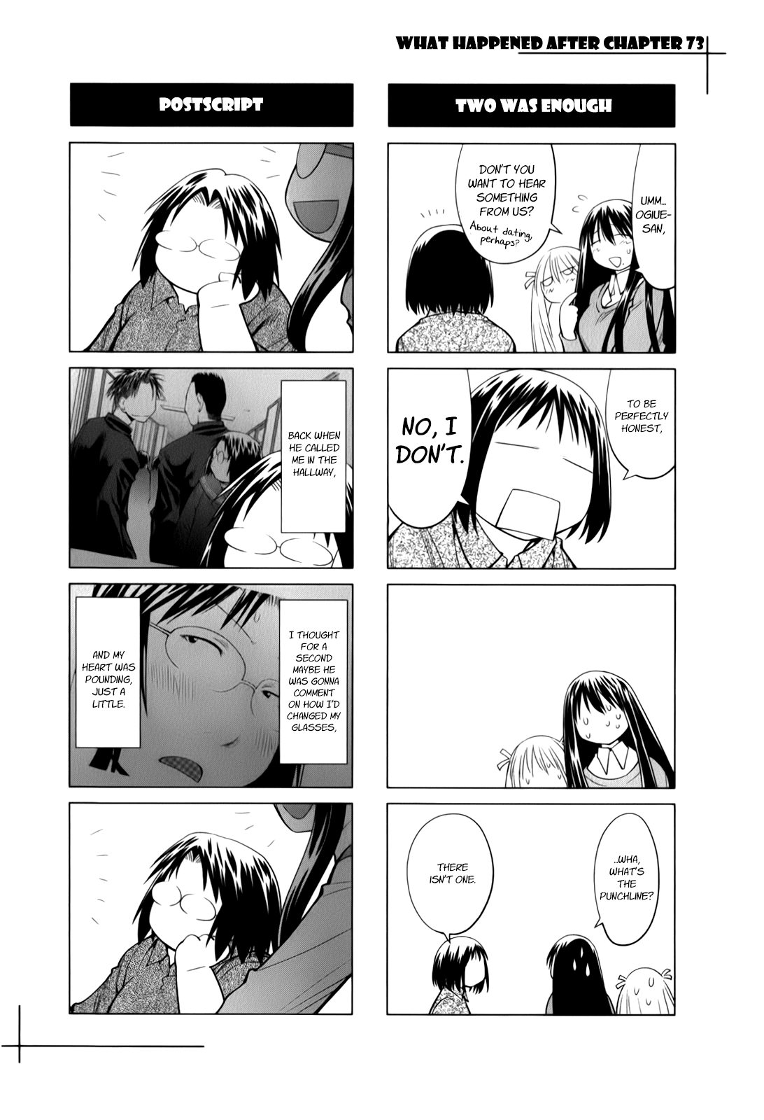 Halaman dari Genshiken Nidaime - The Society for the Study of Modern Visual Culture II Chapter 73