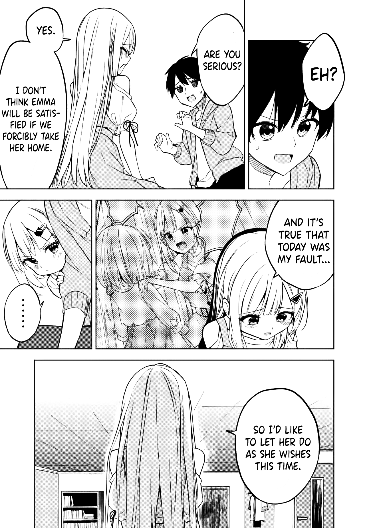 Halaman dari Maigo ni Natteita Youjo wo Tasuketara, Otonari ni Sumu Bishoujo Ryuugakusei ga Ie ni Asobi ni Kuru You ni Natta Ken ni Tsuite Chapter 12
